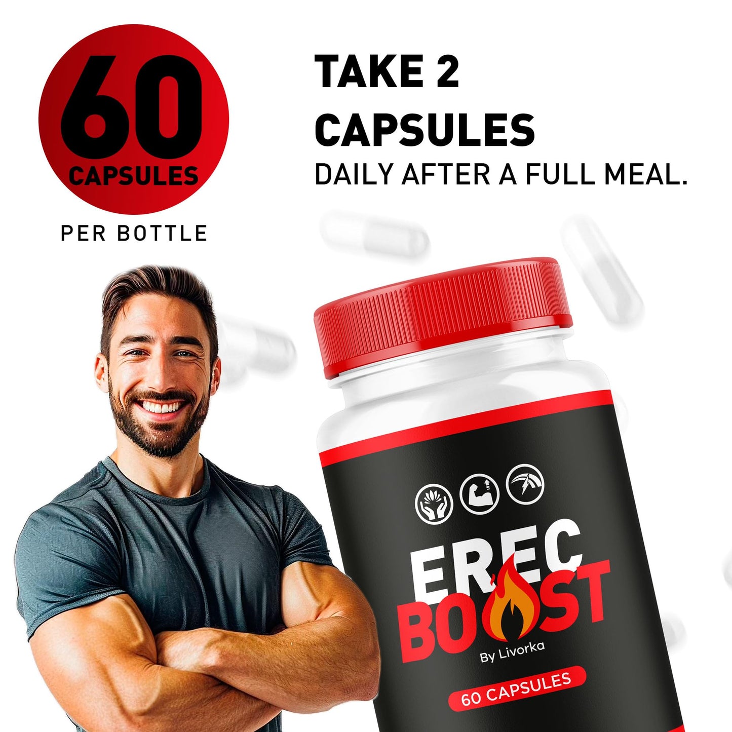 LIVORKA ErecBoost, 60 Capsules
