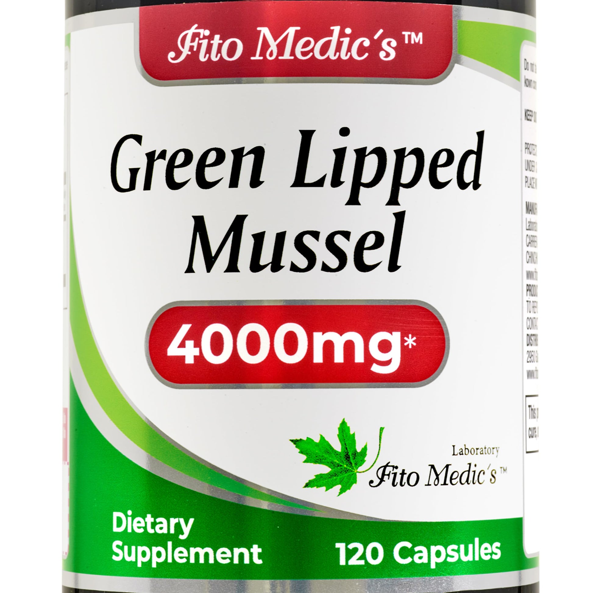 FITO MEDIC'S Green Lipped Mussel Capsules 120