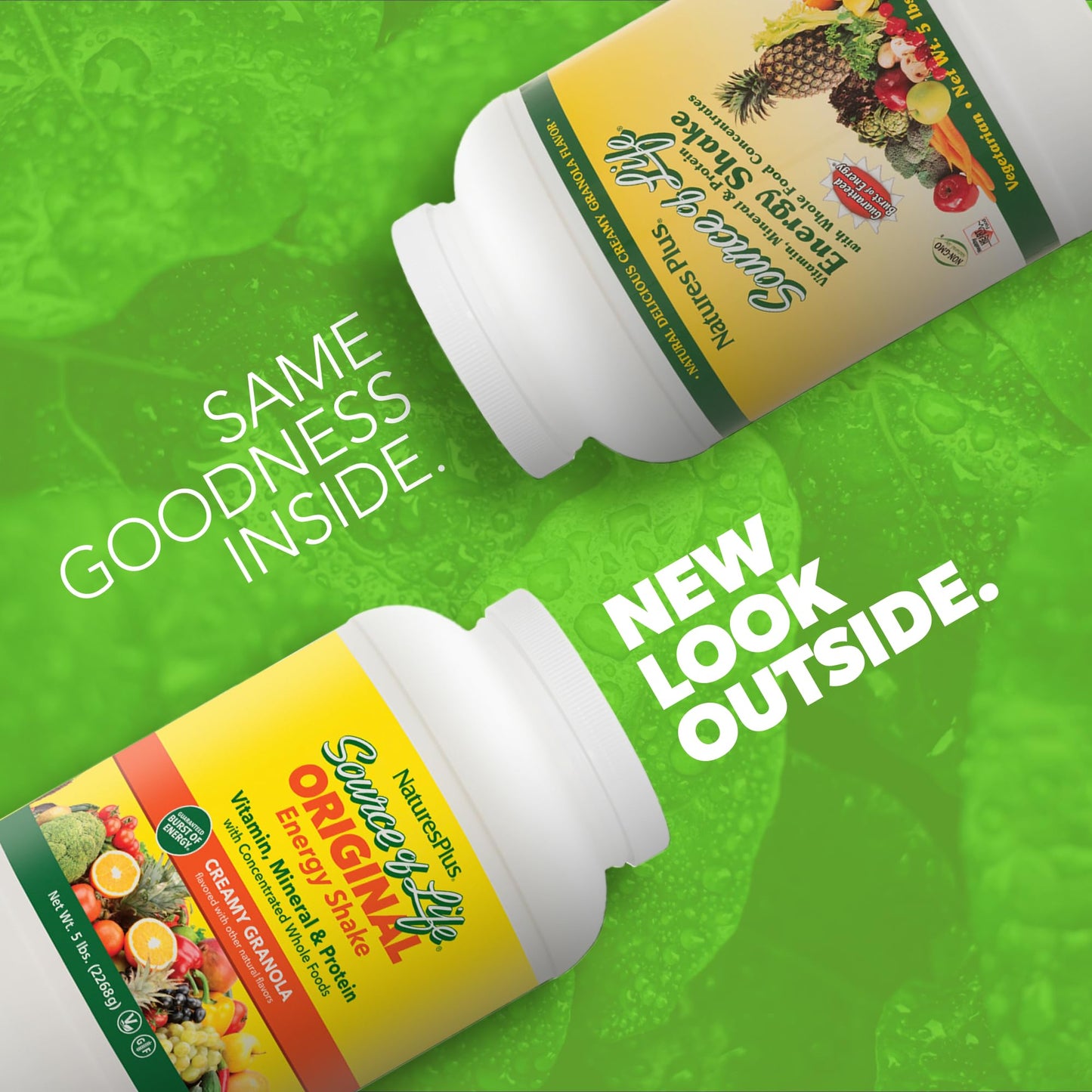 NaturesPlus Source of Life Energy Shake Creamy Granola Powder 80
