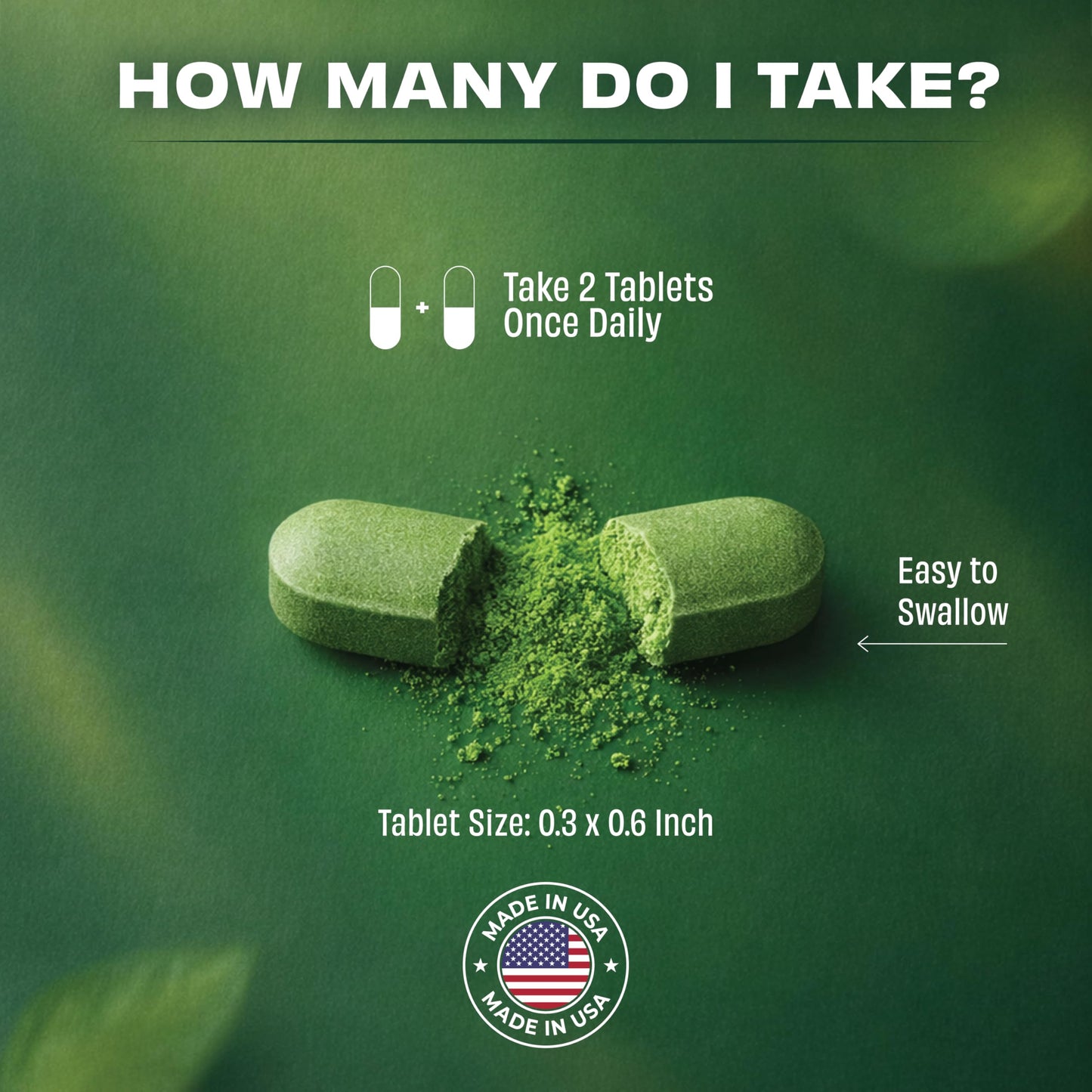 Pomona Wellness Super Greens Supplement, 60 Tablets