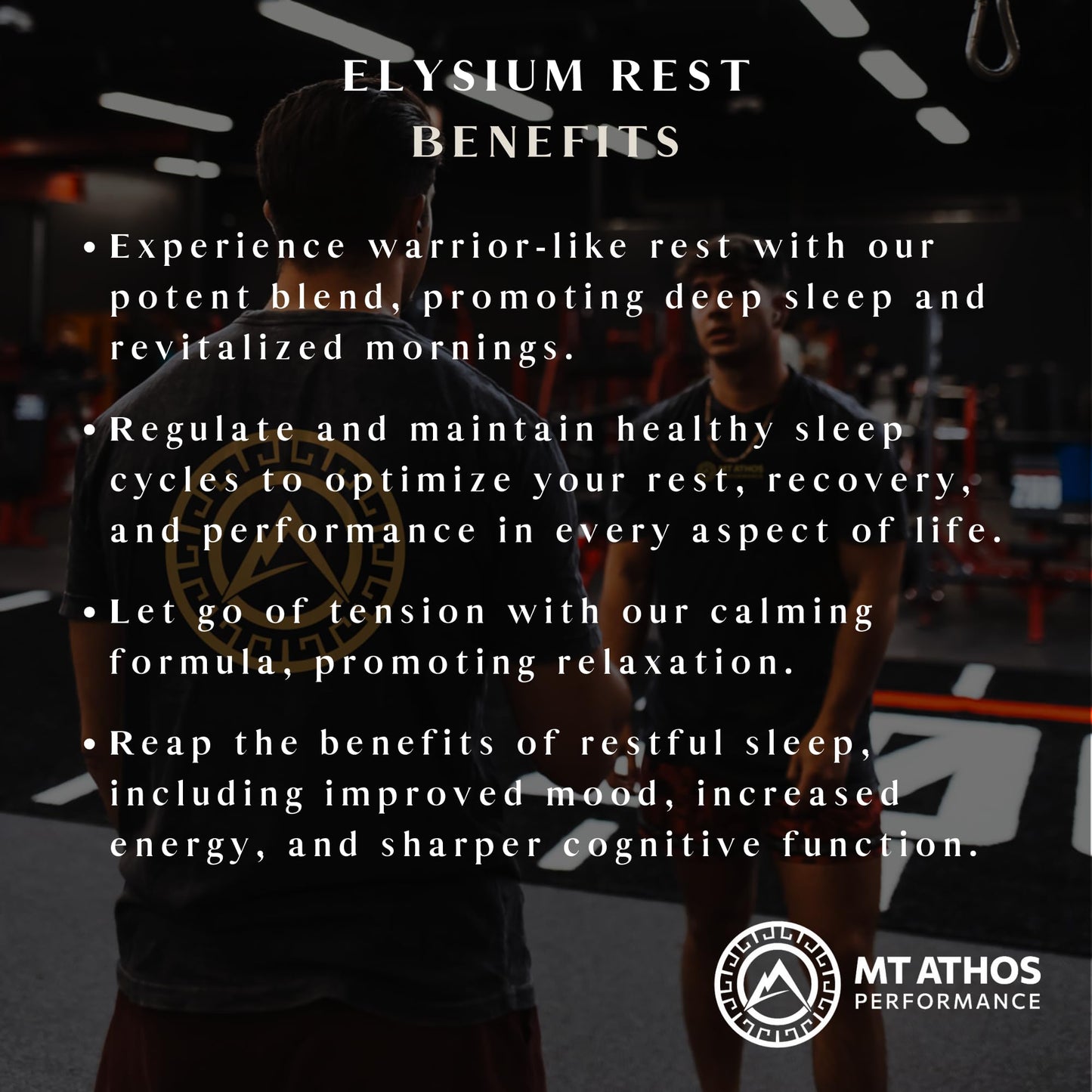 Mt. Athos Performance Elysium Rest Capsules 120