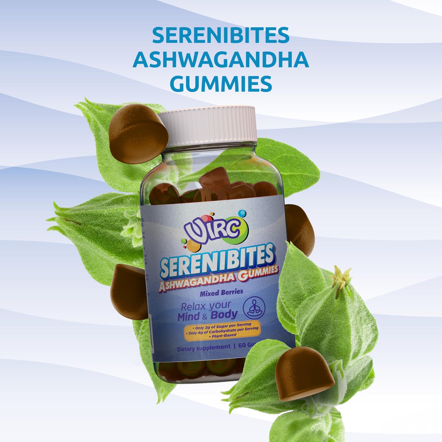VIRC Snacks Ashwagandha Gummies 60