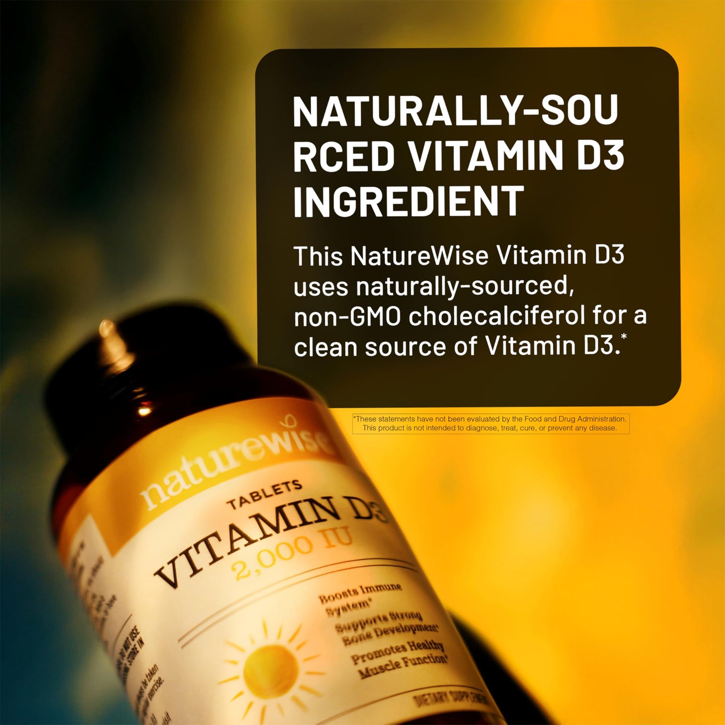 NatureWise Vitamin D3 2000IU 220 Tablets