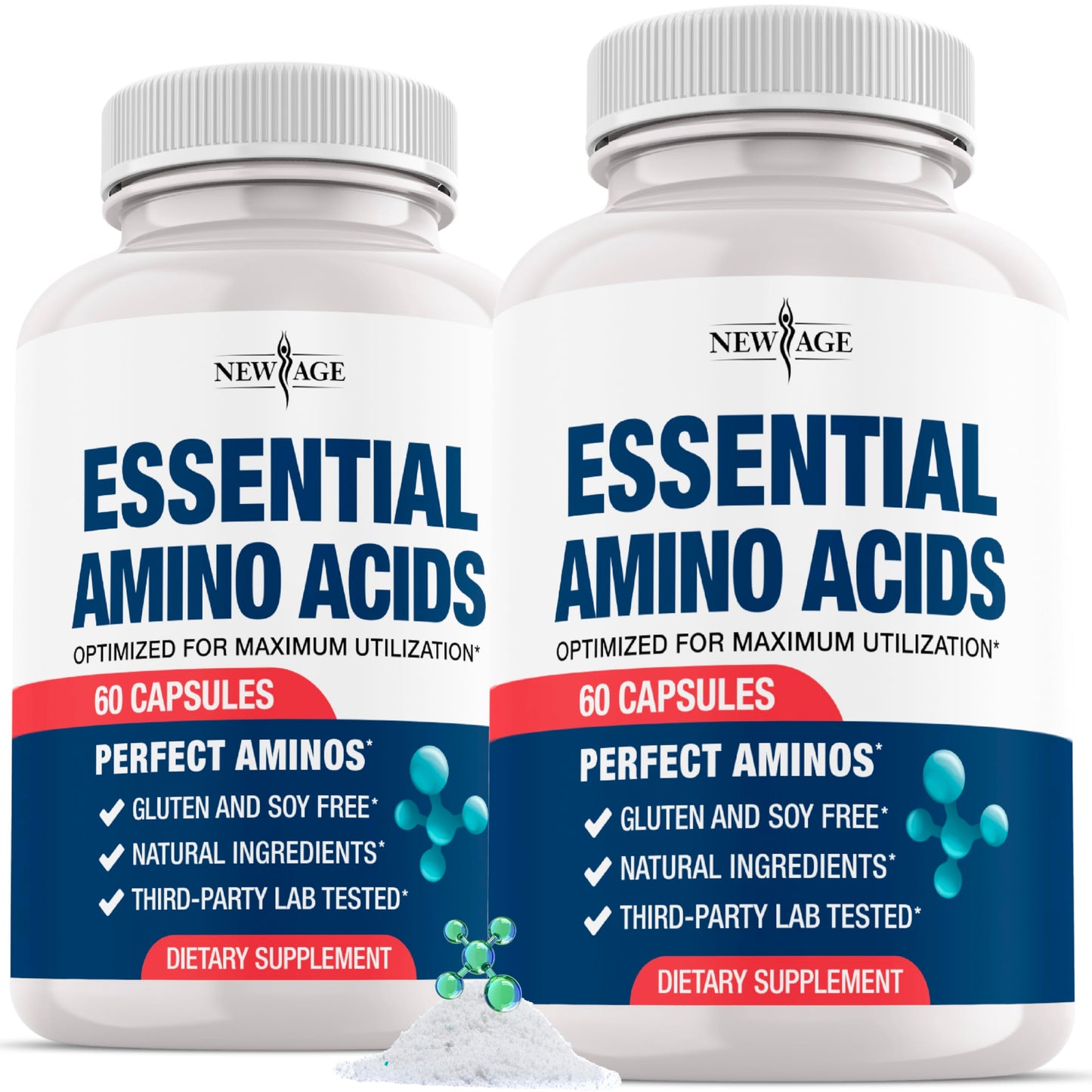 NEW AGE Amino Acid Complex Capsules, 120 Count