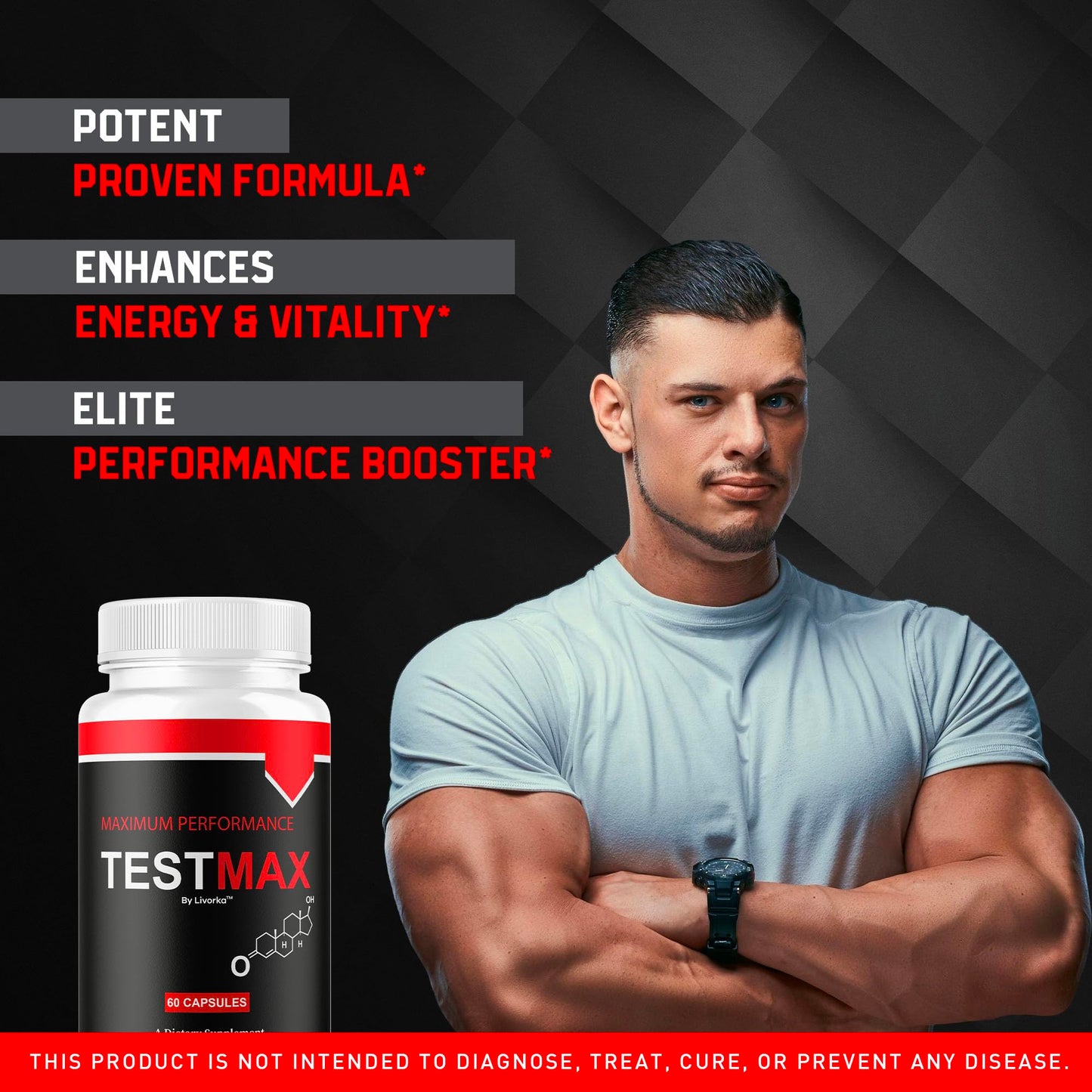 LIVORKA Test Max Capsules, 300 Capsules