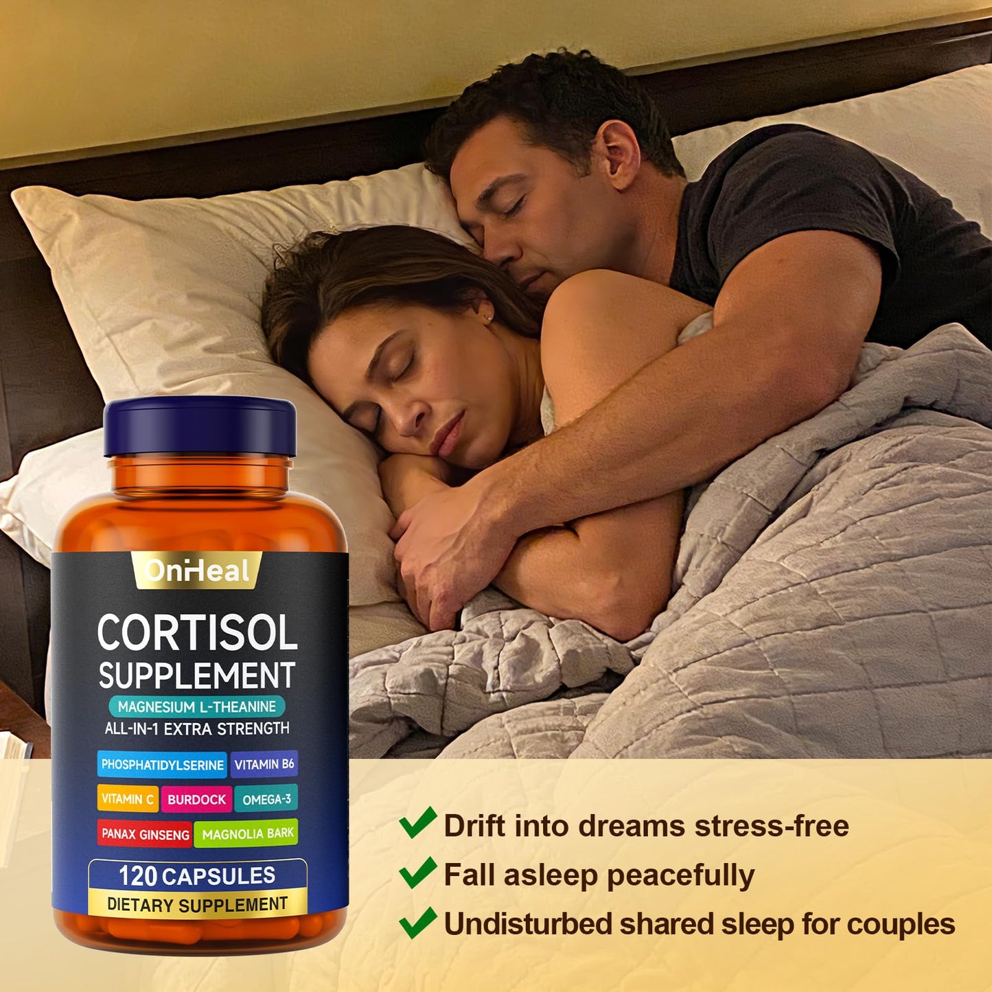 Qsbon Cortisol Reducer Capsules 120 Count