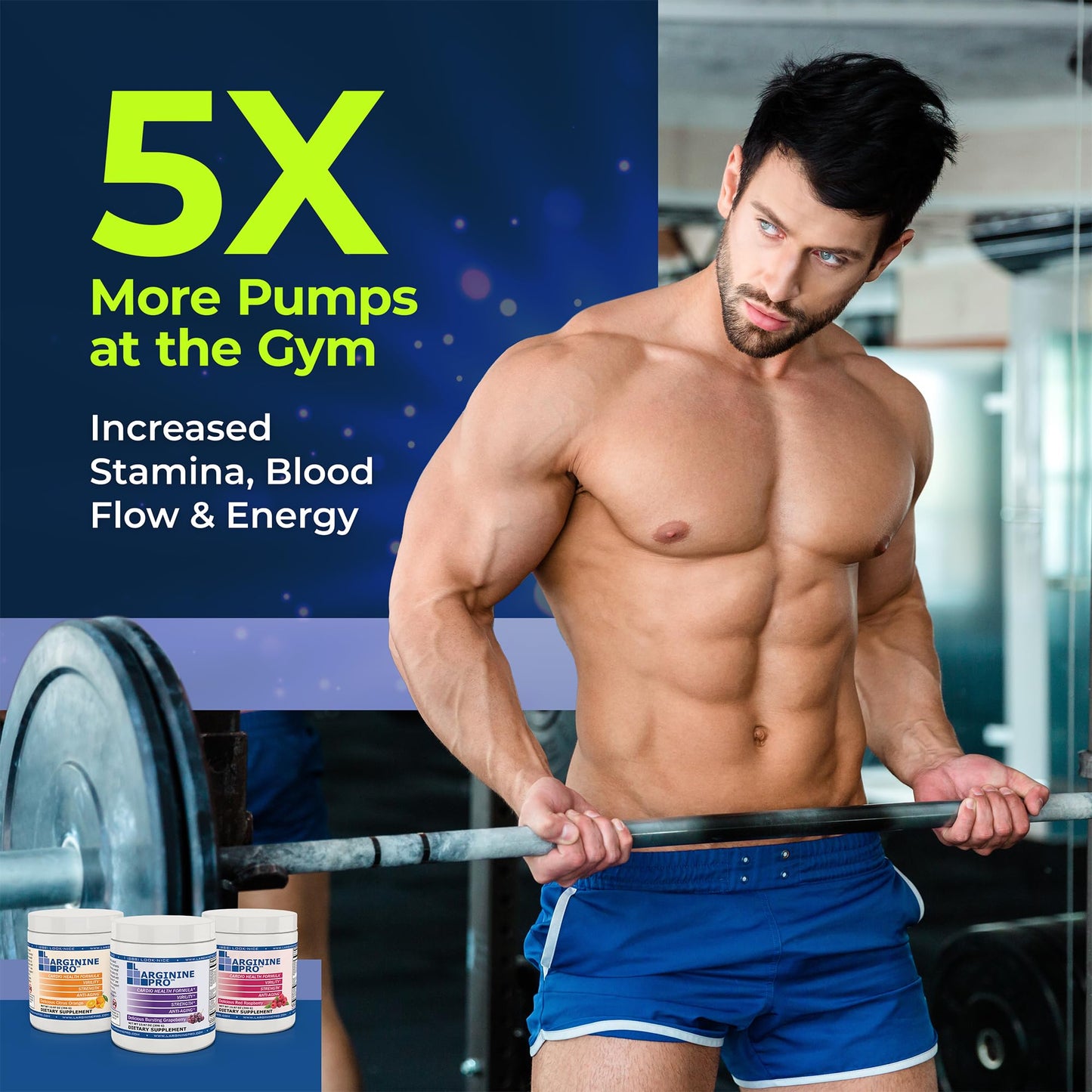 L-ARGININE PRO L-arginine Supplement Powder 41.91 oz