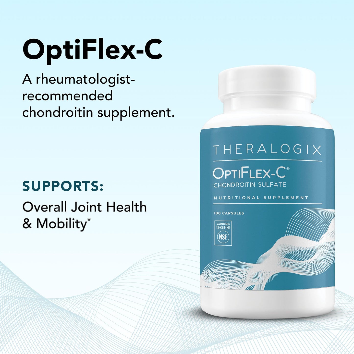 Theralogix OptiFlex-C Chondroitin Sulfate Capsule 180 Capsules