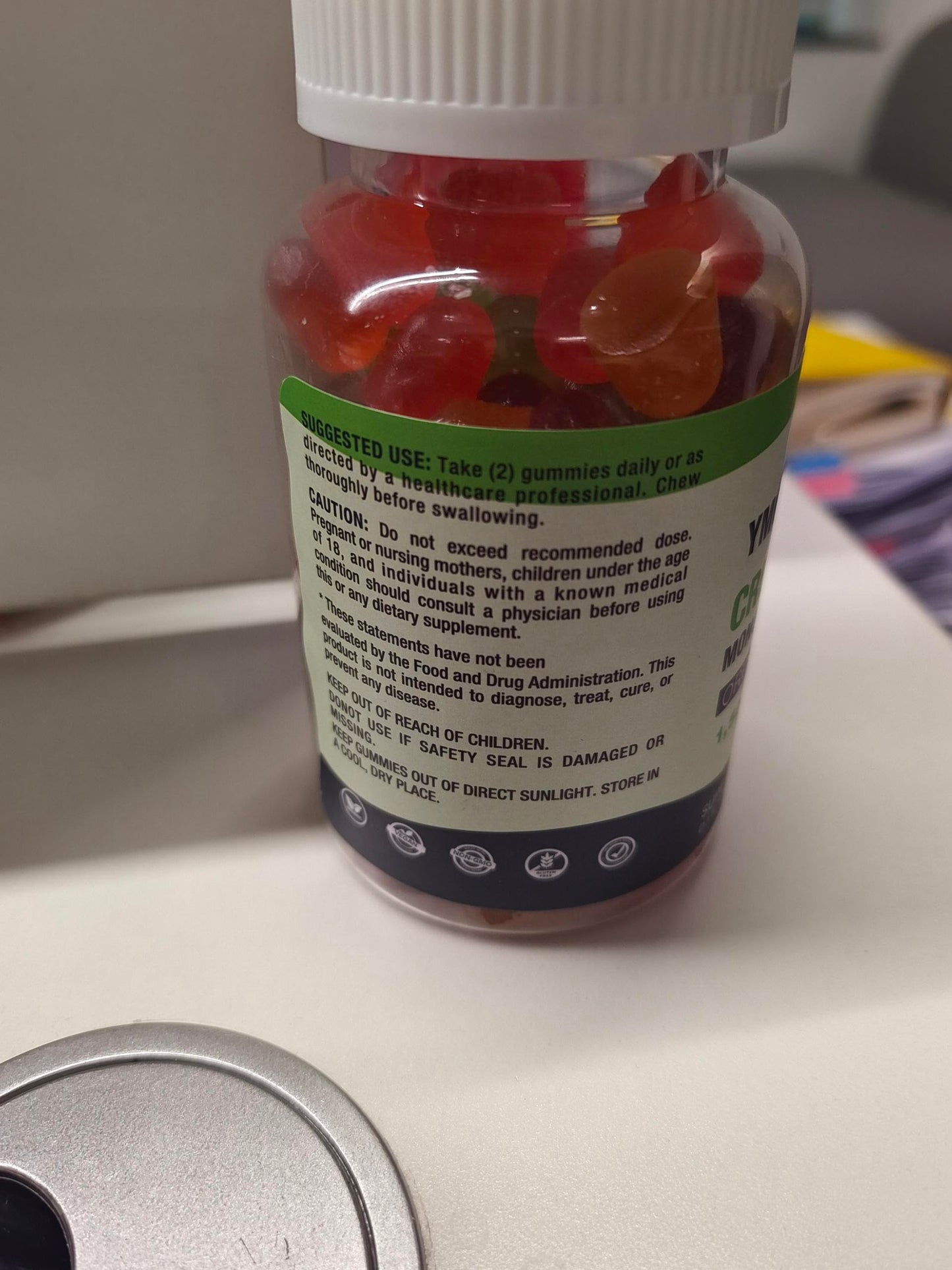 YMQTMR Creatine Monohydrate Gummies 80 Count
