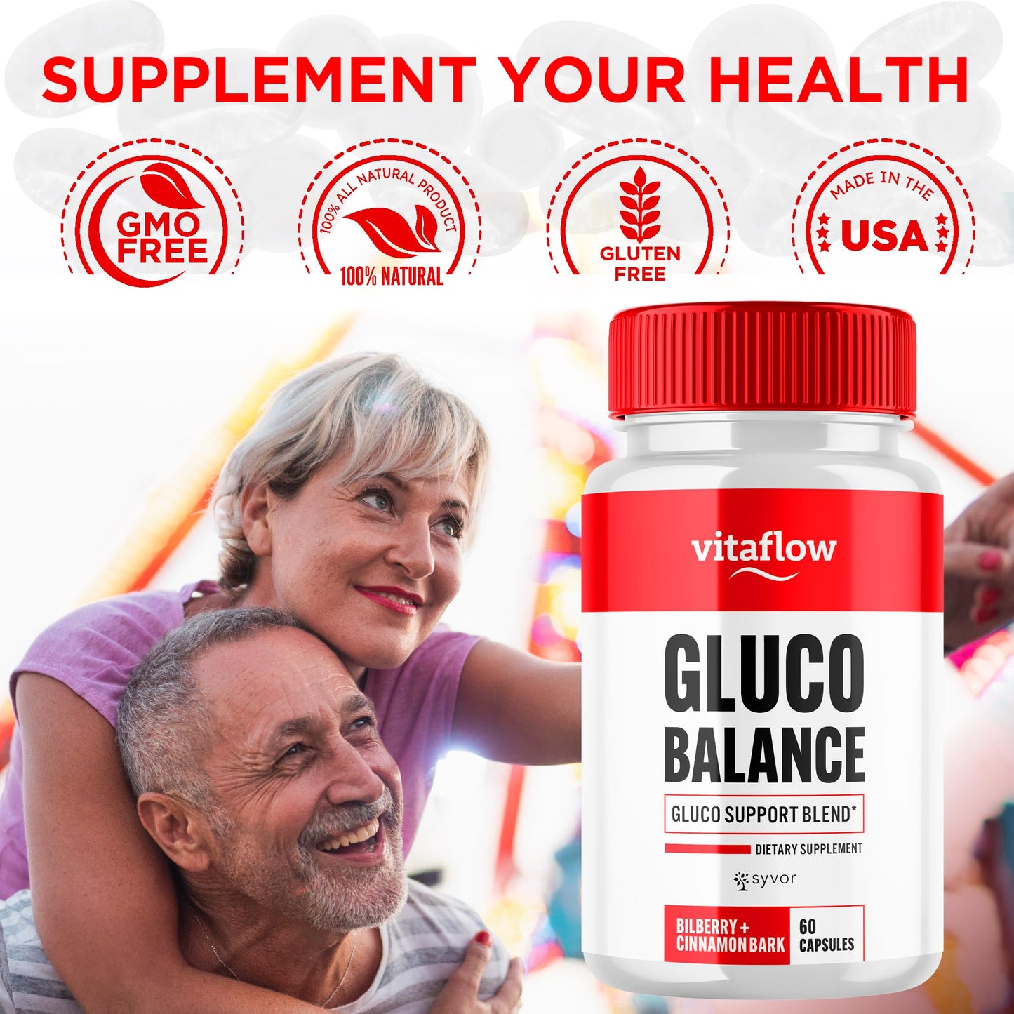 Syvor Vitaflow Balance Support Supplement Capsules, 60 Capsules