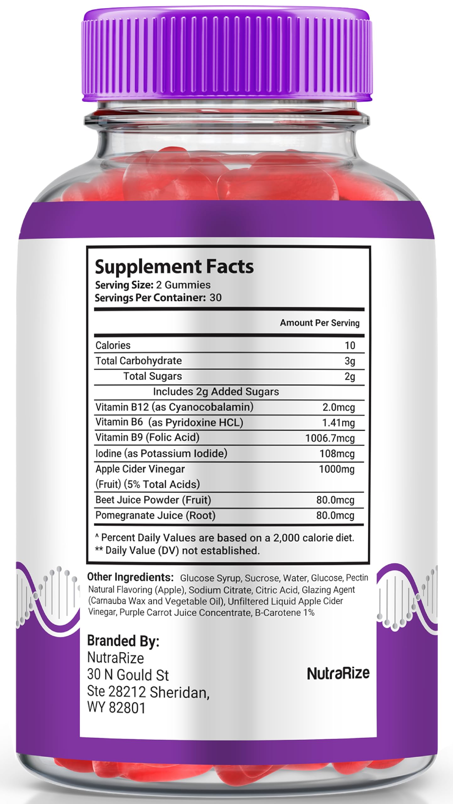 NutraRize RiteLyfe Blood Circulation Support Gummies, 180 Gummies