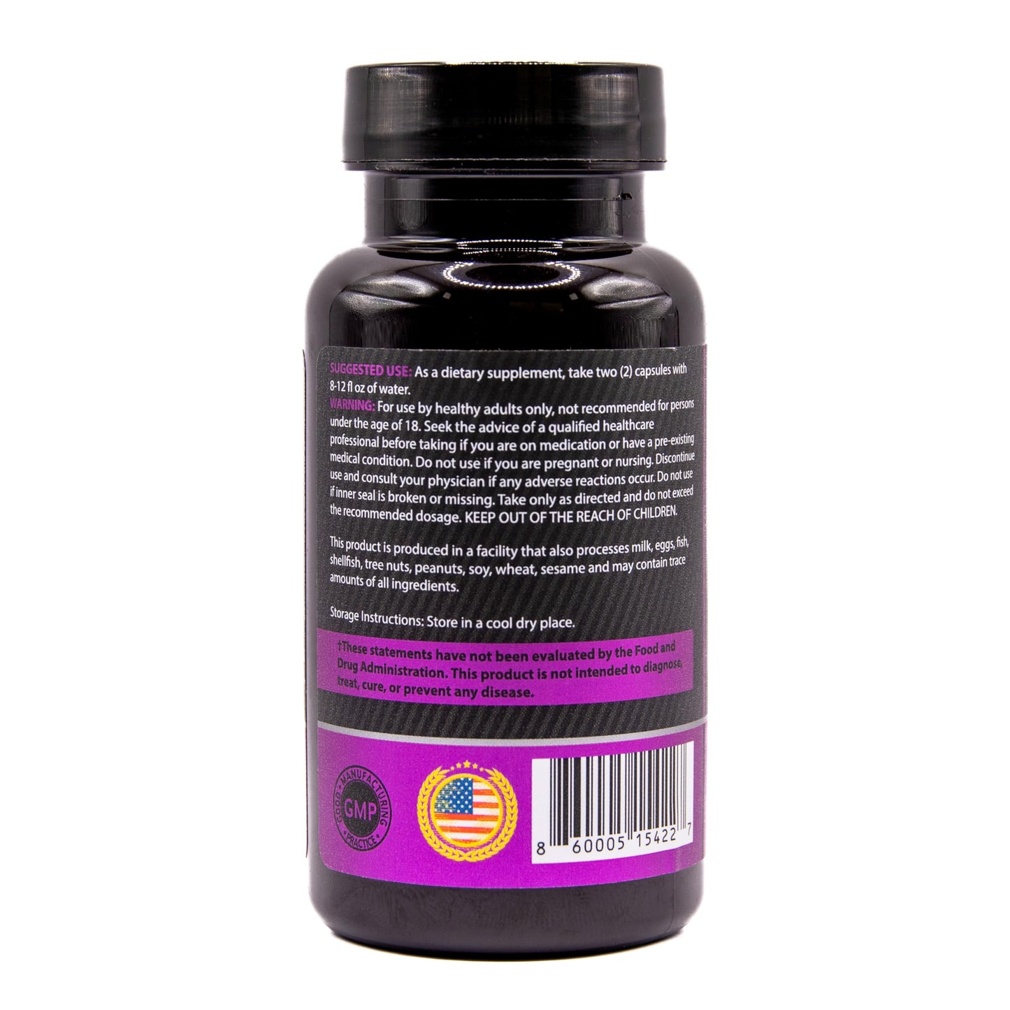 PurpleWorks Nutrition Trifecta Vitamin D3 K2 Magnesium Capsules 2000IU, 120mcg K2, 120mg Magnesium 90 Count