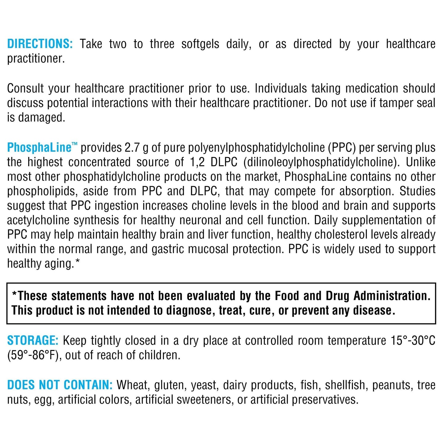 XYMOGEN PhosphaLine Polyenylphosphatidylcholine Supplement for Liver & Cardiovascular Health Support Phosphatidylcholine 100 Softgels