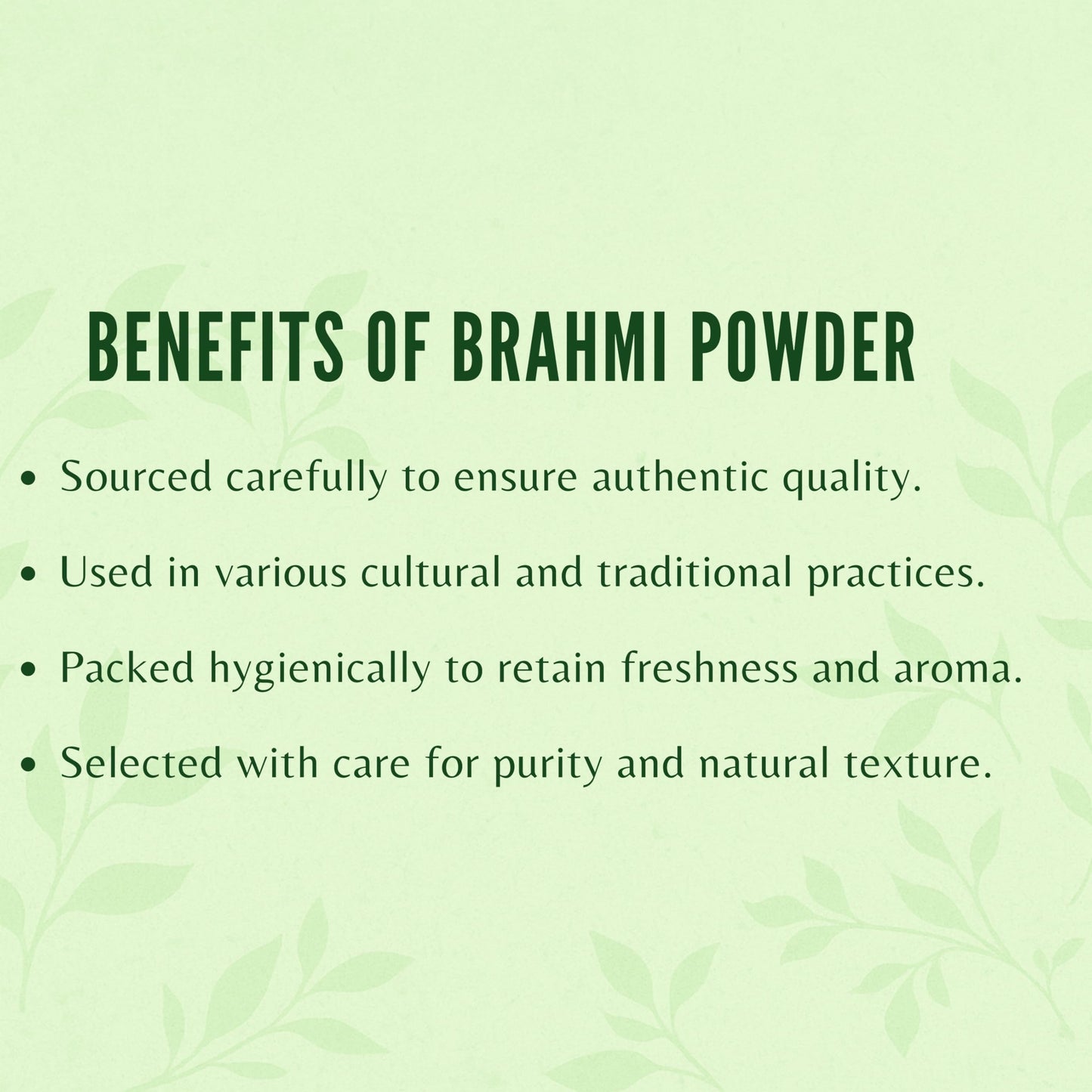 AYURVEDASHREE Centella asiatica Powder, 1.76 oz