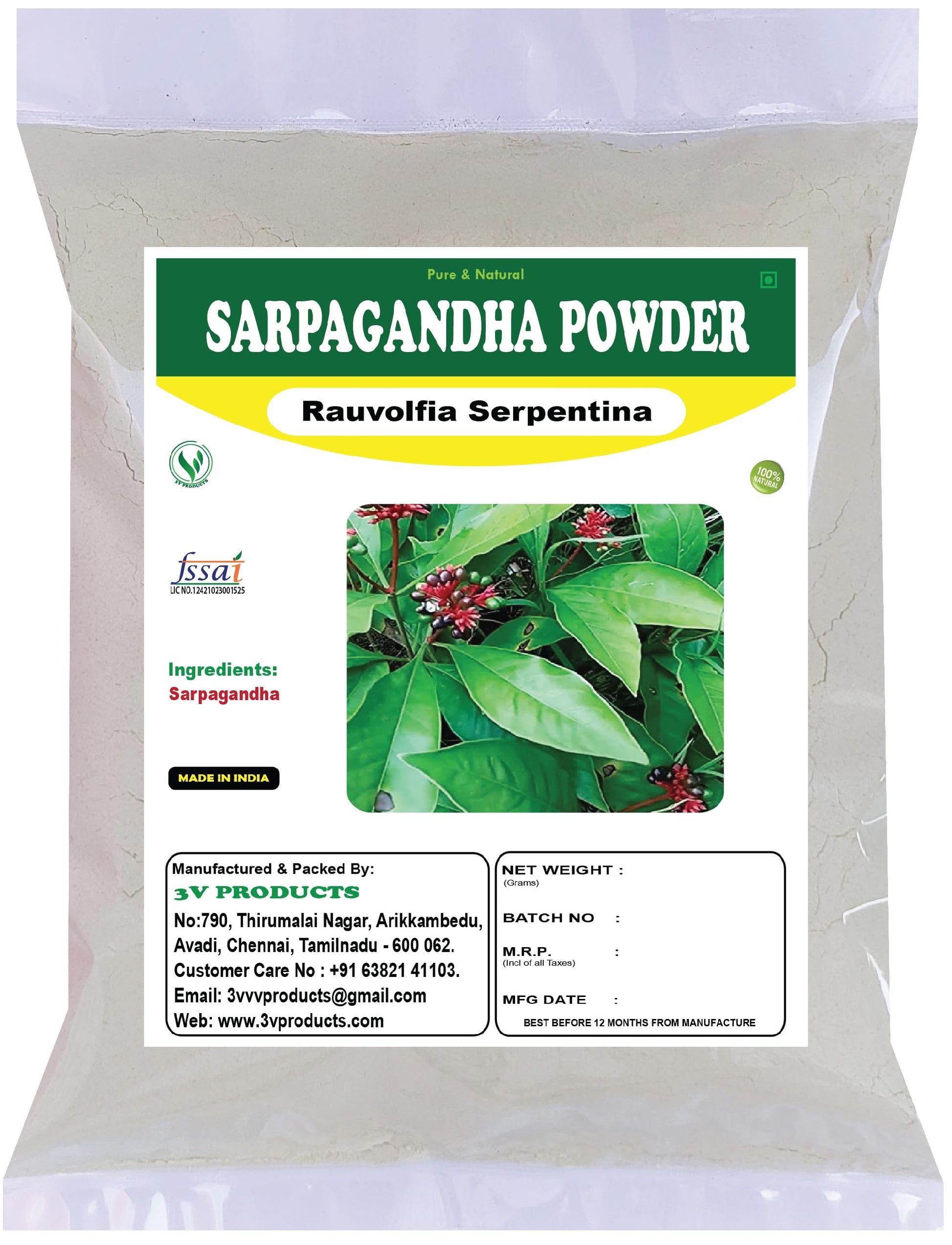 Kitasi Sarpagandha Powder 3.5274