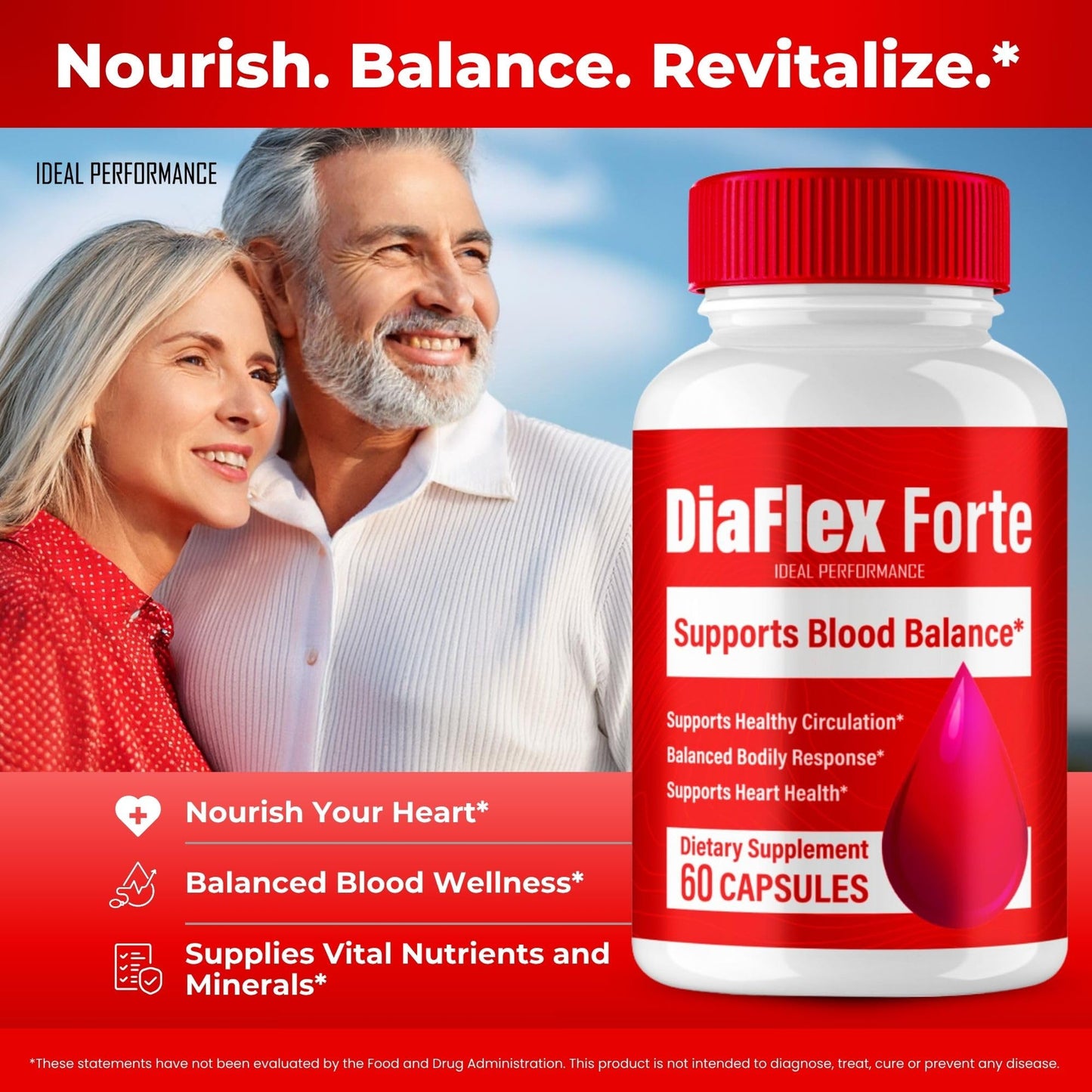 IDEAL PERFORMANCE DiaFlex Forte Advanced Formula, 300 Capsules