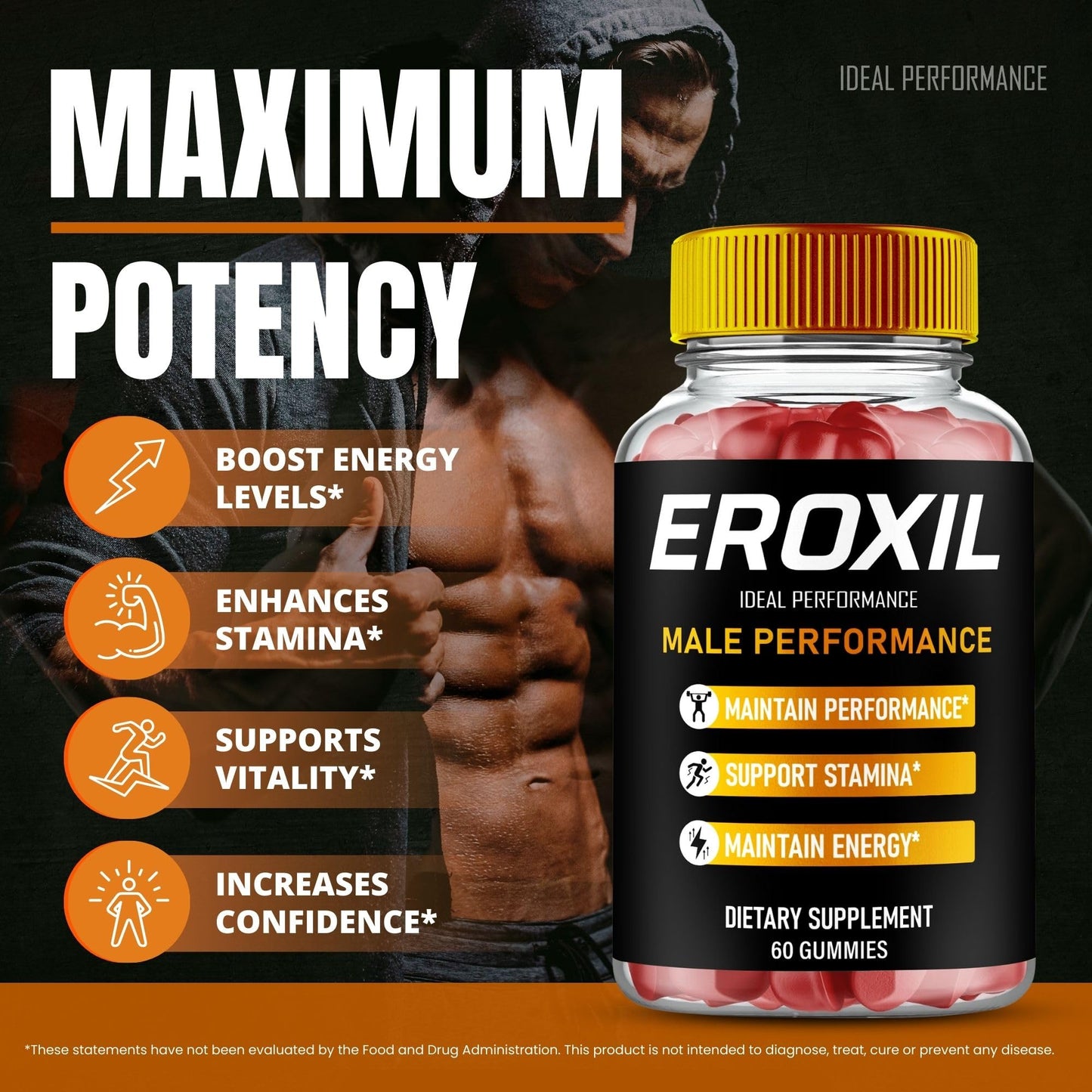 IDEAL PERFORMANCE Eroxil Gummies 300 Count