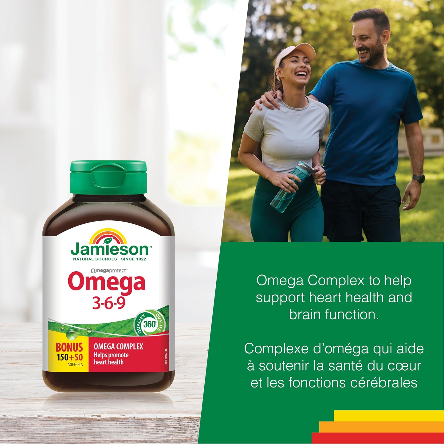 Jamieson Laboratories Nature's Finest Omega 3-6-9 Capsules, 200 Count