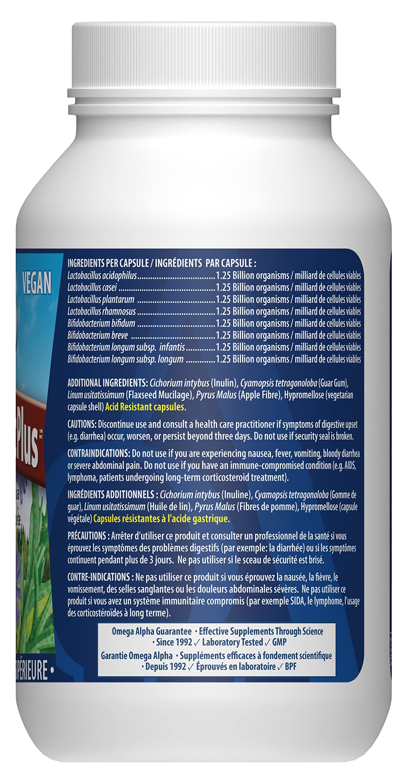 Omega Alpha Ultra Probiotic Plus Capsule 60 Count