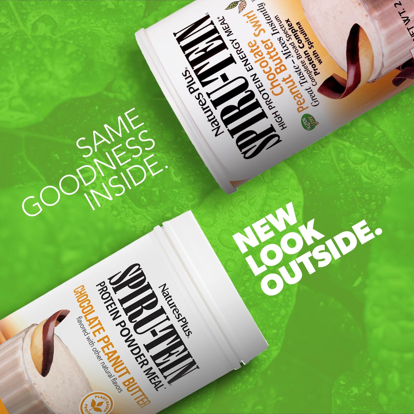 NaturesPlus SPIRU-TEIN Chocolate Peanut Butter Powder 36.8