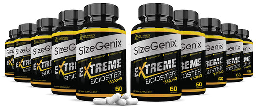 Justified Laboratories Sizegenix 742mg All Natural Advanced Men's Health Formula 600 Capsules