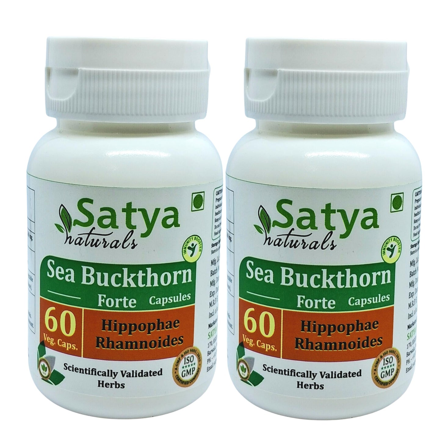Satya Naturals Sea Buchthorn Forte Capsules 500 mg, 120 Capsules