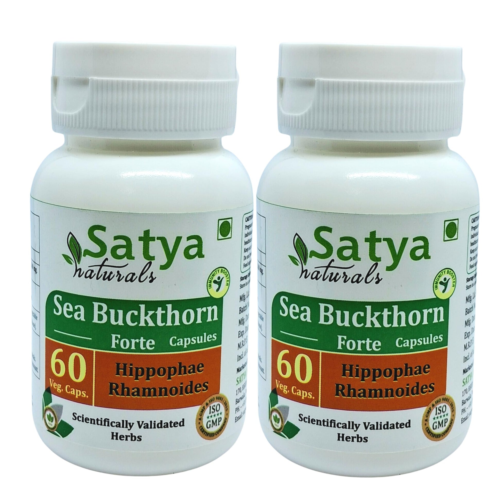 Satya Naturals Sea Buchthorn Forte Capsules 500 mg, 120 Capsules