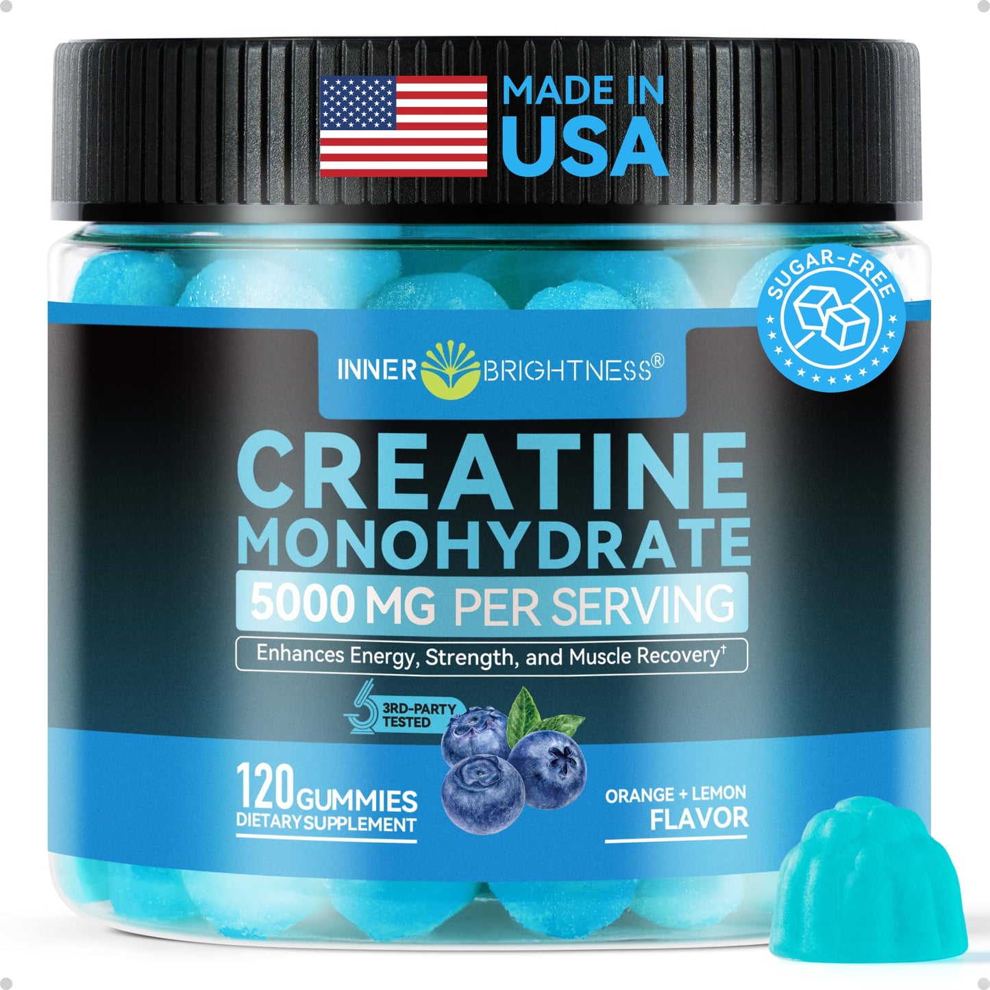 Inner Brightness Creatine Gummies Gummy, 120 Count