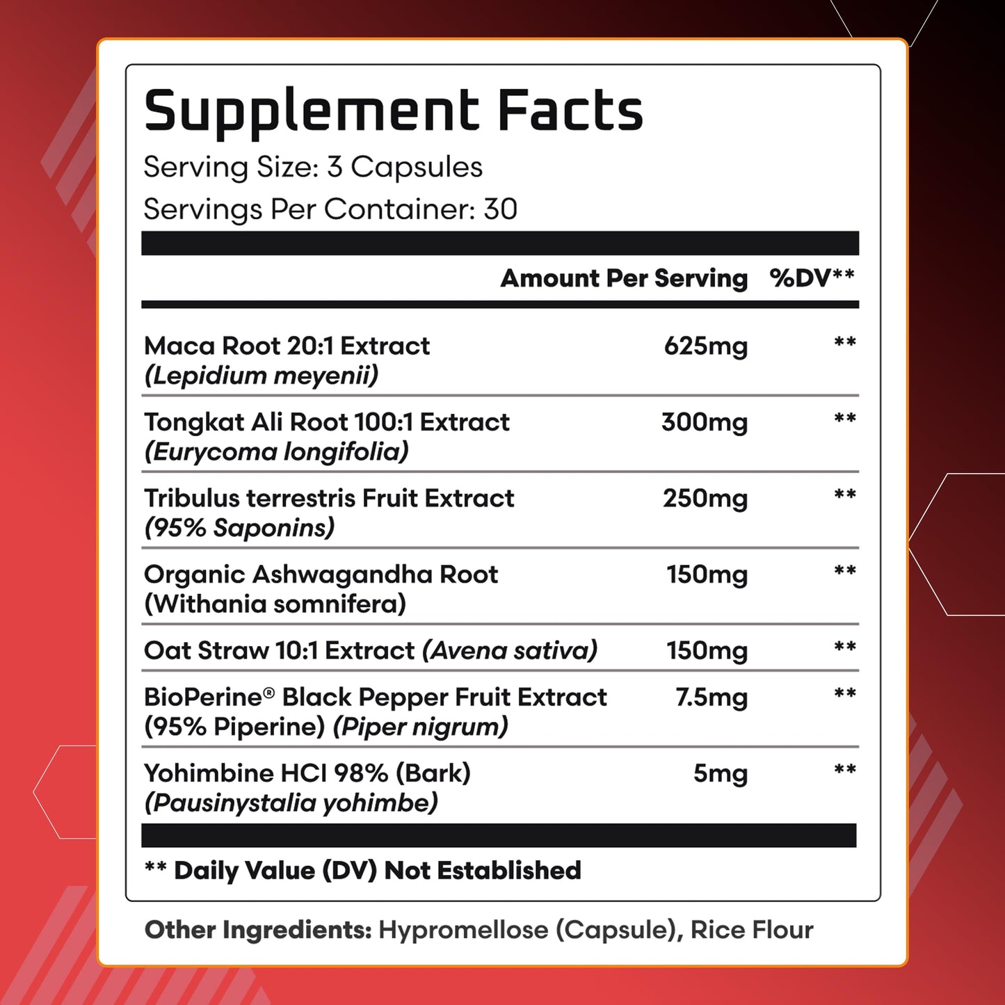 Ben's Natural Health Testo Booster Capsules, 90 Capsules