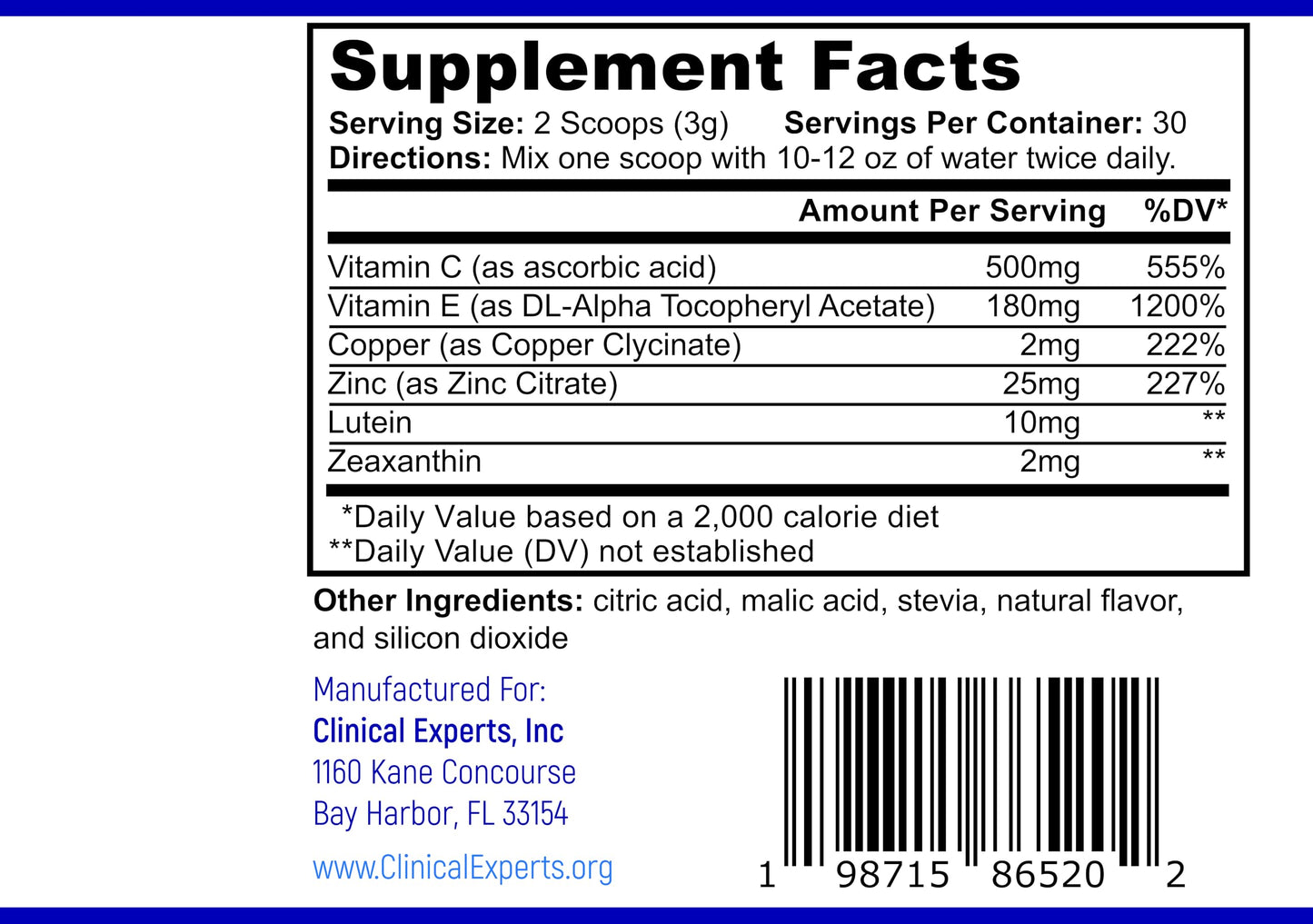 Navan AREDS 2 Powder 3.17 Ounce