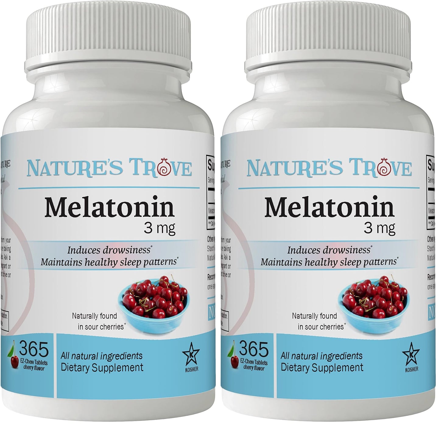 Nature's Trove Melatonin 3mg Tablets 730