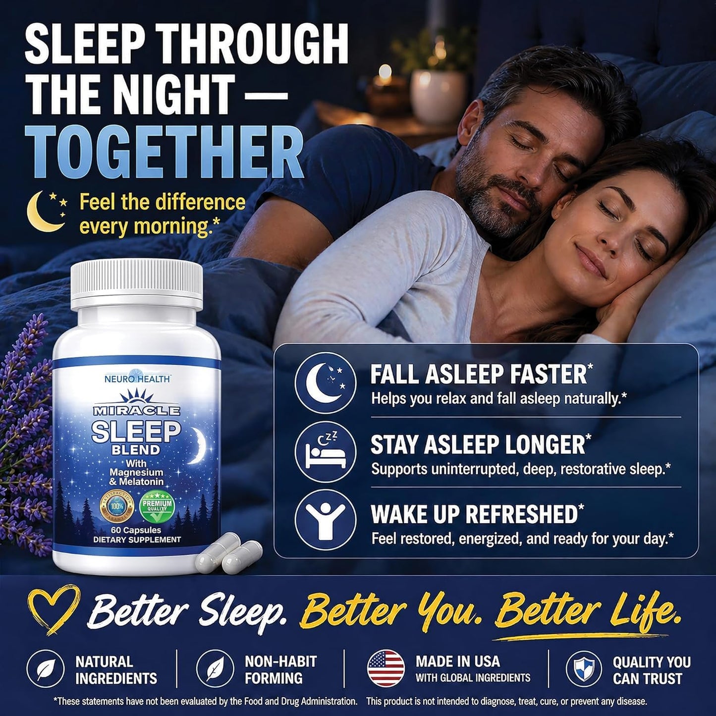 Neuro Health Sleep Plus Sleep Aid Capsules, 60 Capsules