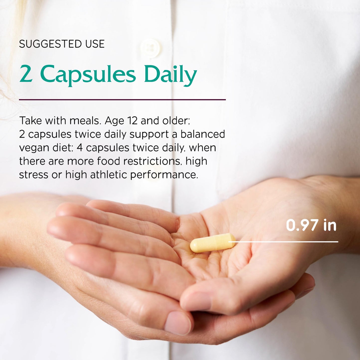 Vitanica Vegan Symmetry Multivitamin Capsules, 120 Capsules