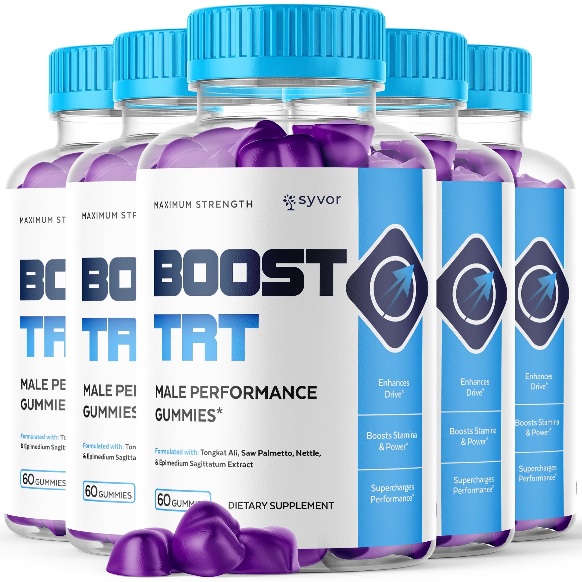 Syvor Boost TRT Gummies for Men, 60 Gummies