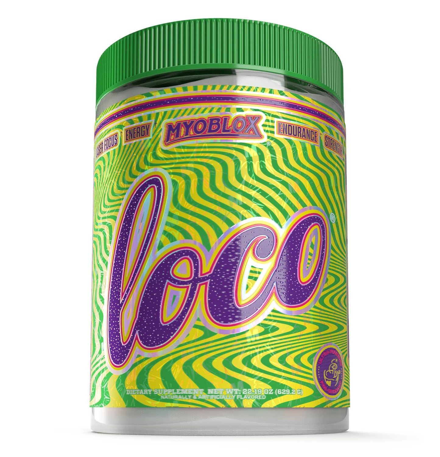 MyoBlox Loco Pre Workout Gorilla Juice Powder 22.03