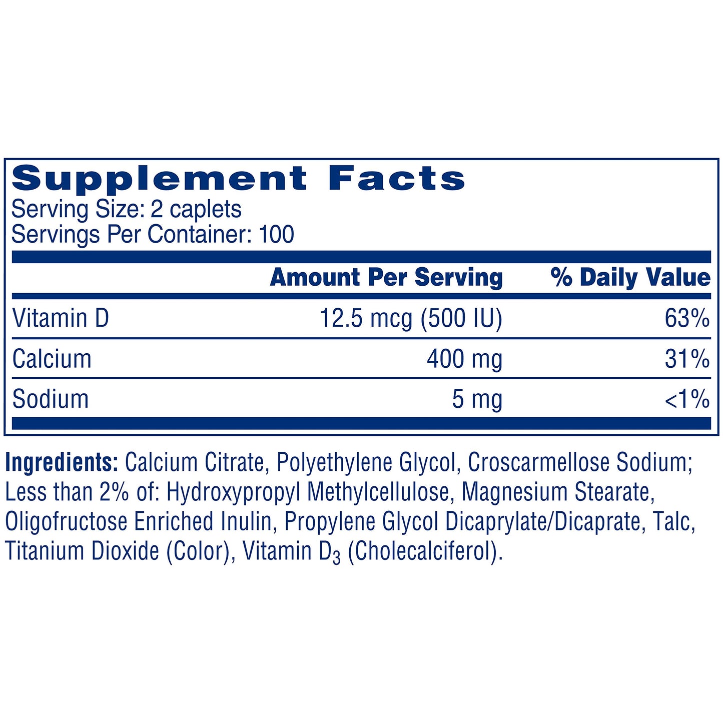 CITRACAL Petites With Vitamin D3 Tablets, 600 Count