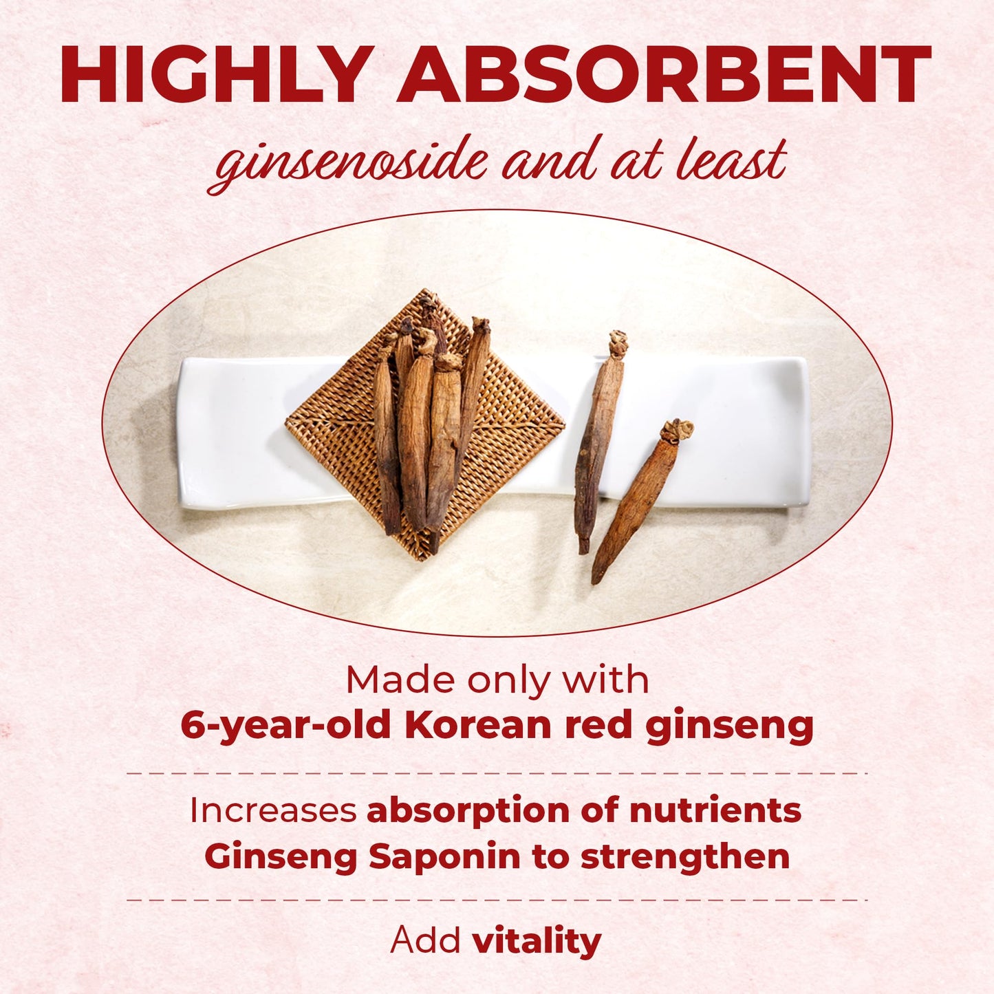 HISAENG Red Ginseng Fermented Enzymes 30 Tablets