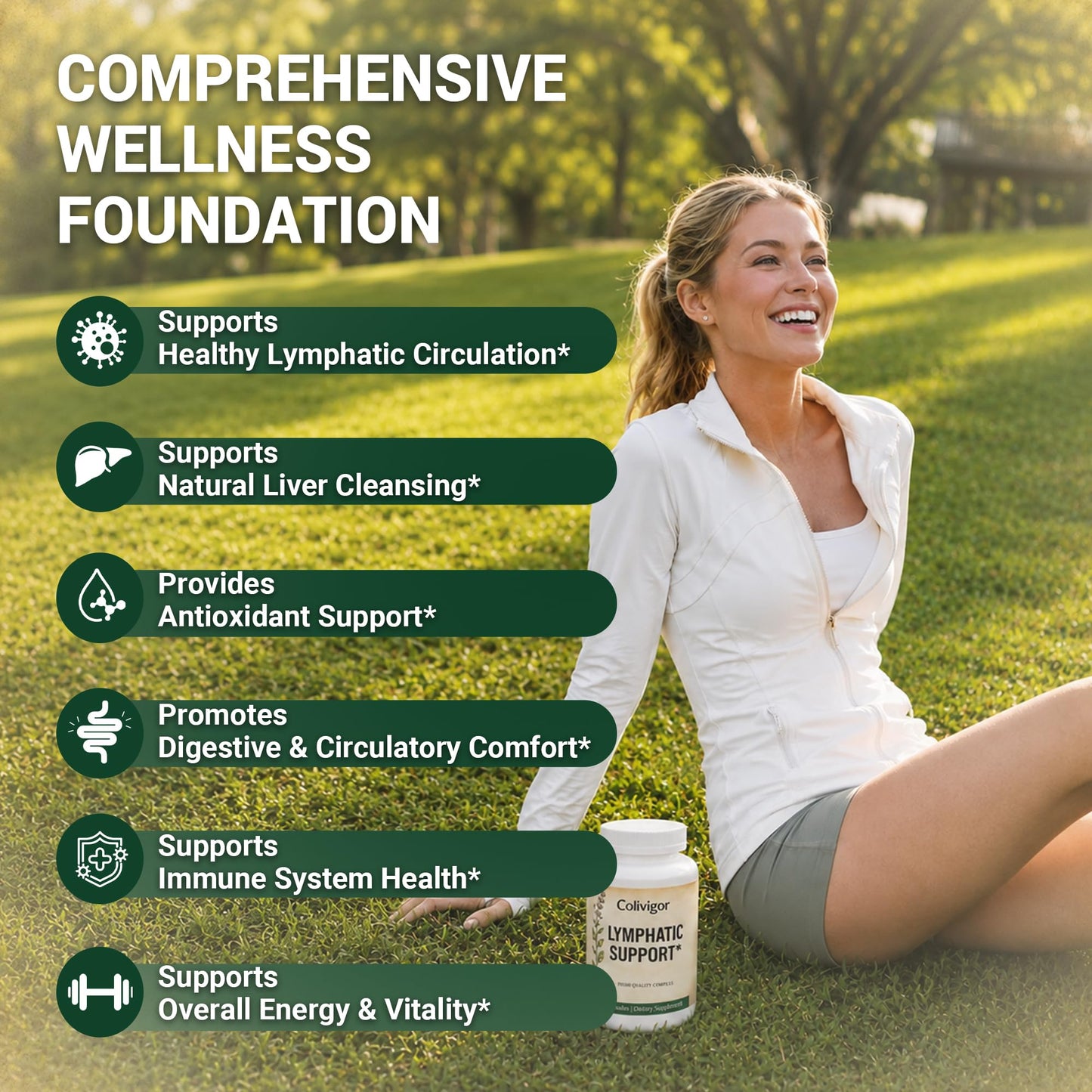 Colivigor Lymphatic Drainage Supplements Capsules, 150 Capsules