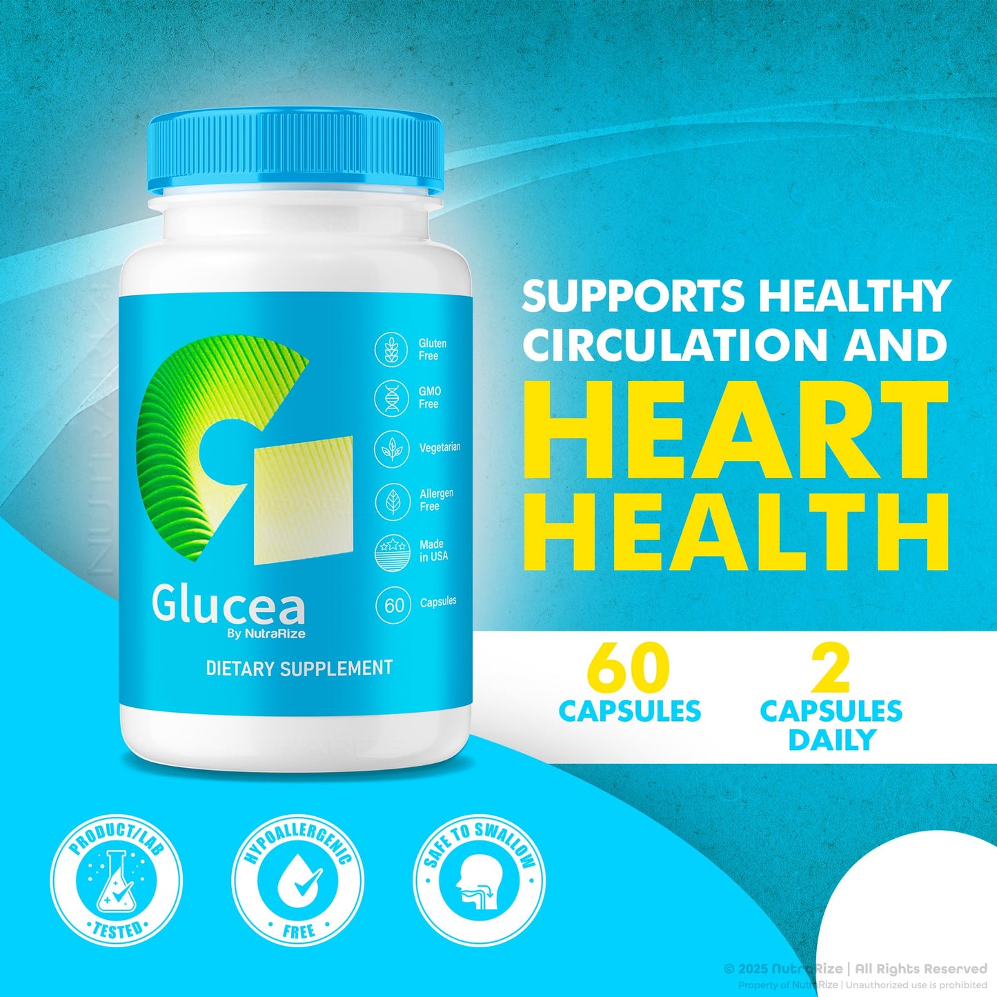 NutraRize Glucea Capsule 120-Count
