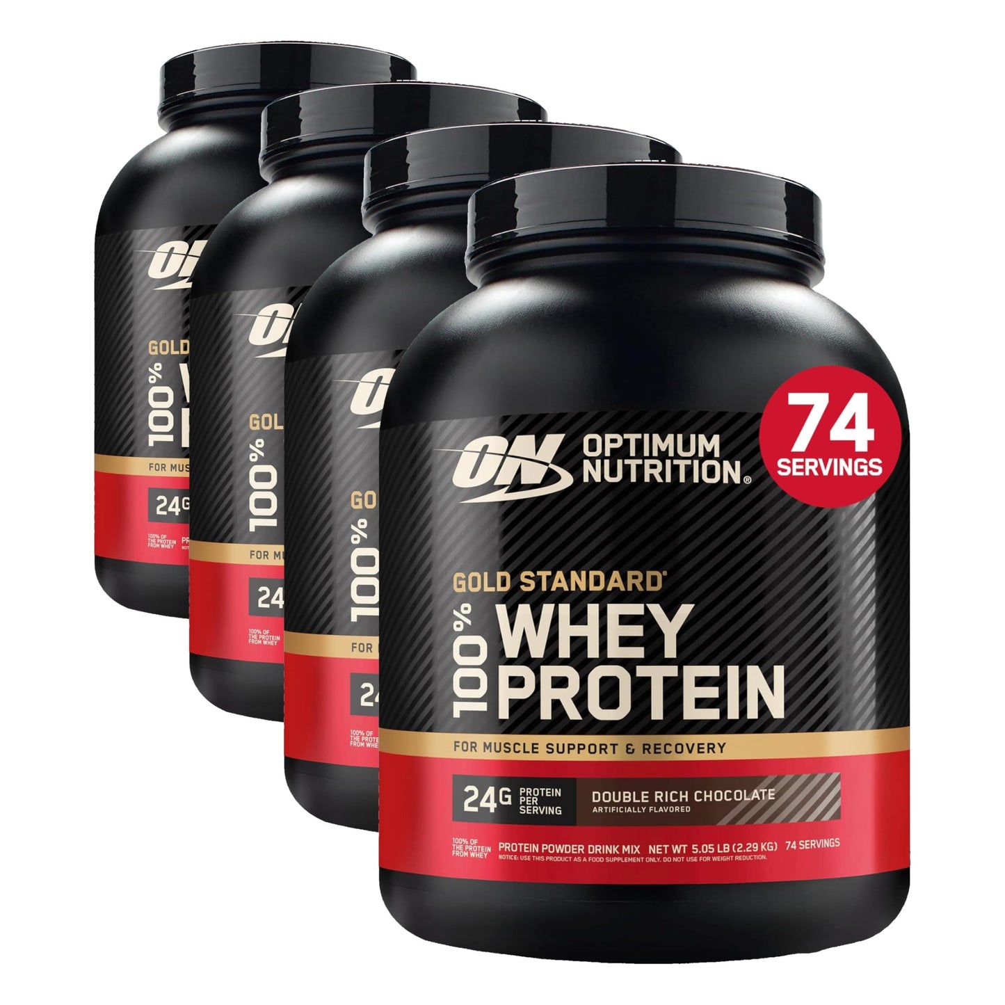 Optimum Nutrition Gold Standard 100% Whey Protein Powder, 320 Servings