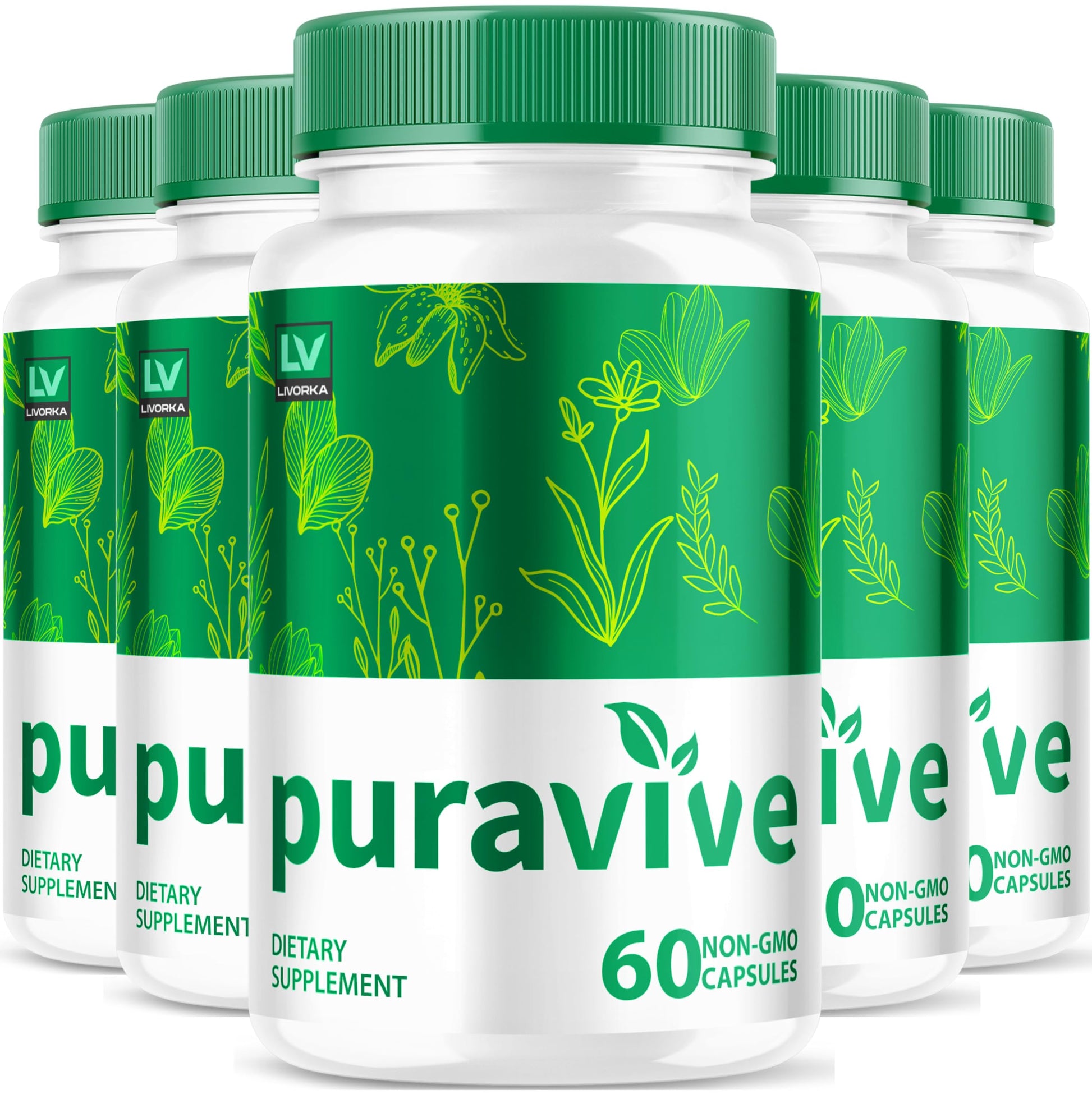 LIVORKA Puravive Weight Loss Capsules, 300 Capsules