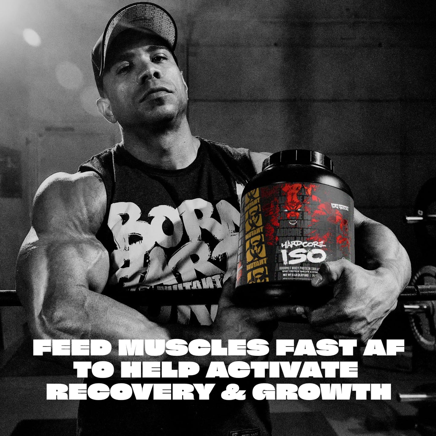 Mutant Hardcore ISO Whey Protein Isolate Powder, 5 lb, 80 Servings