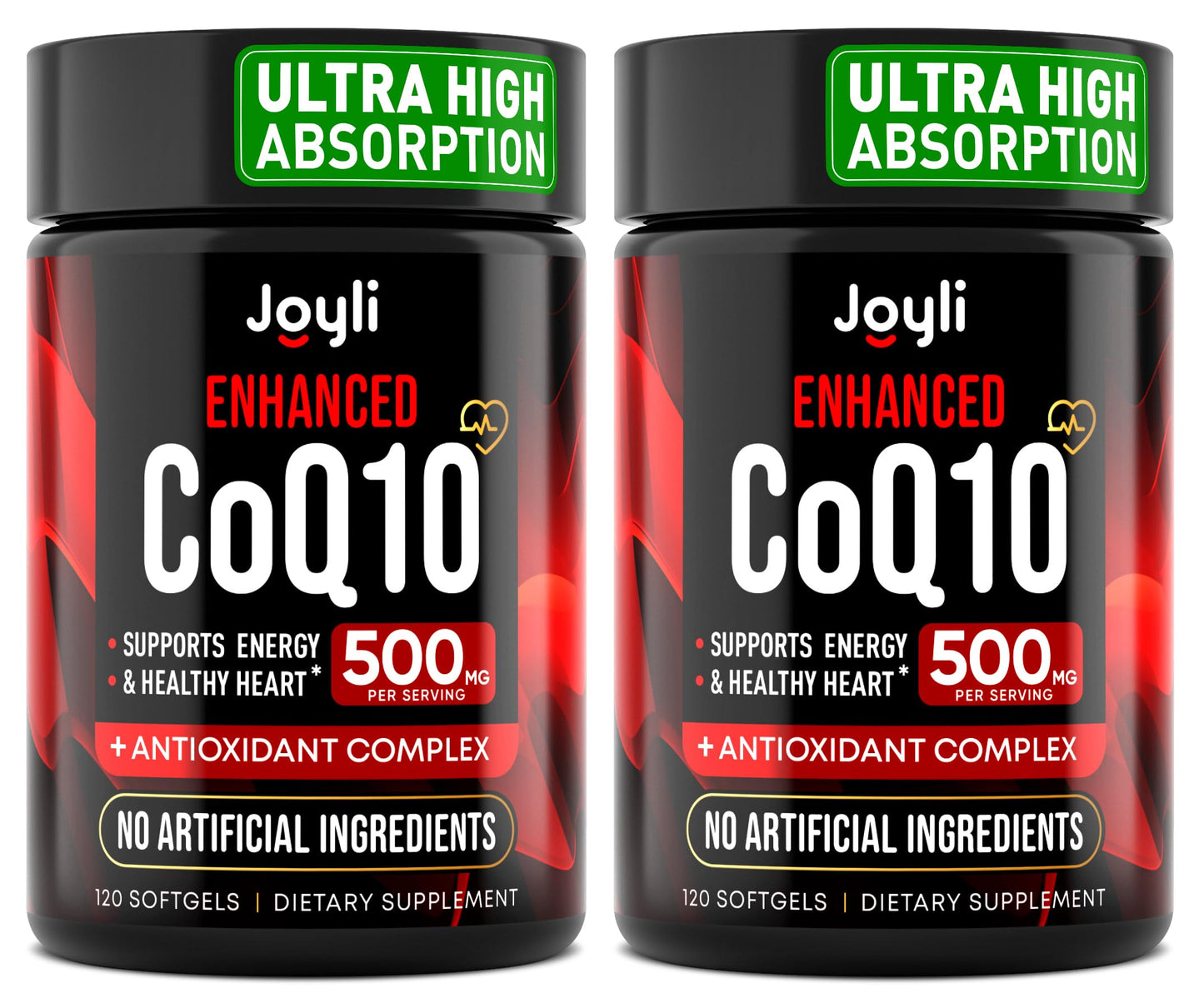 JOYLI Nutrition CoQ10 500mg Softgels, 240 Softgels