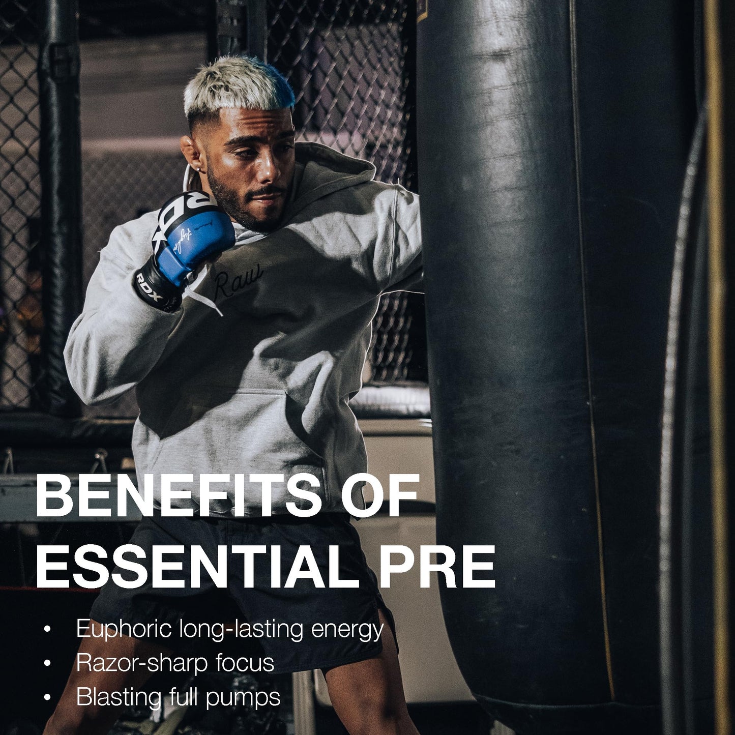 RAW Essential Pre-Workout Powder, 14.92 Ounce