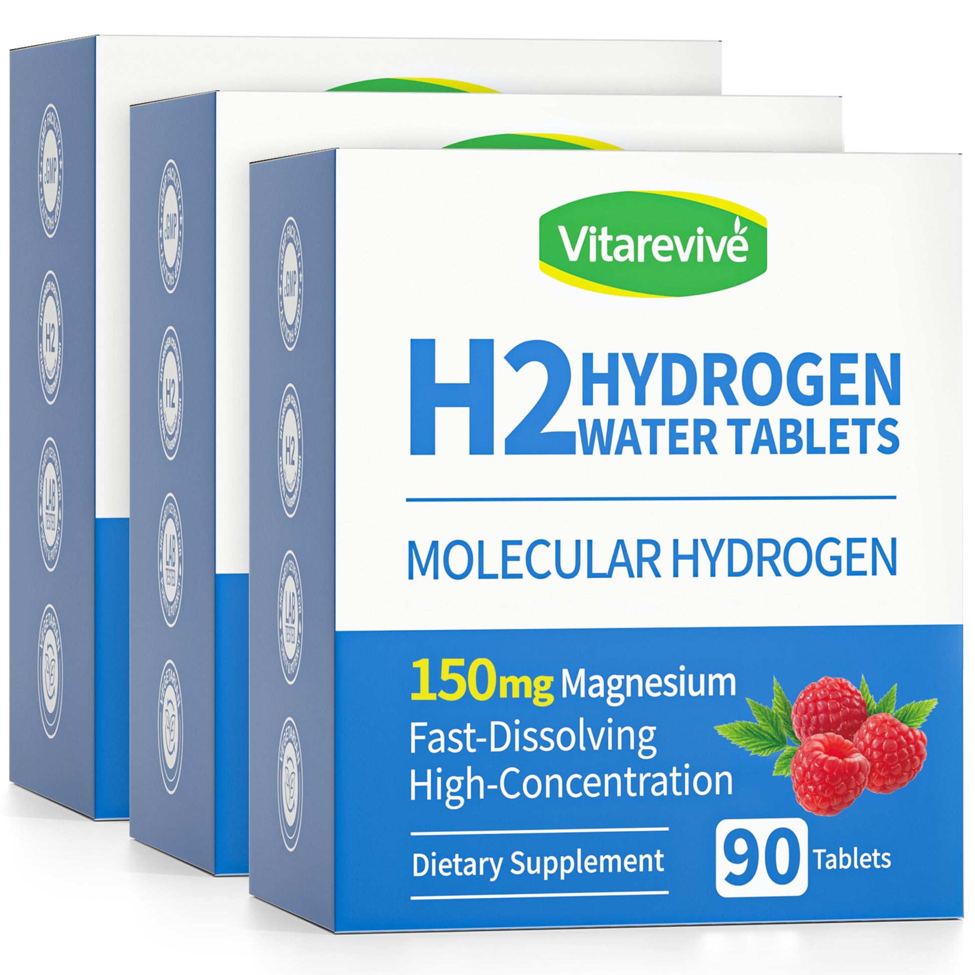 Vitarevive H2 Molecular Hydrogen Water Tablets, 270 Tablets