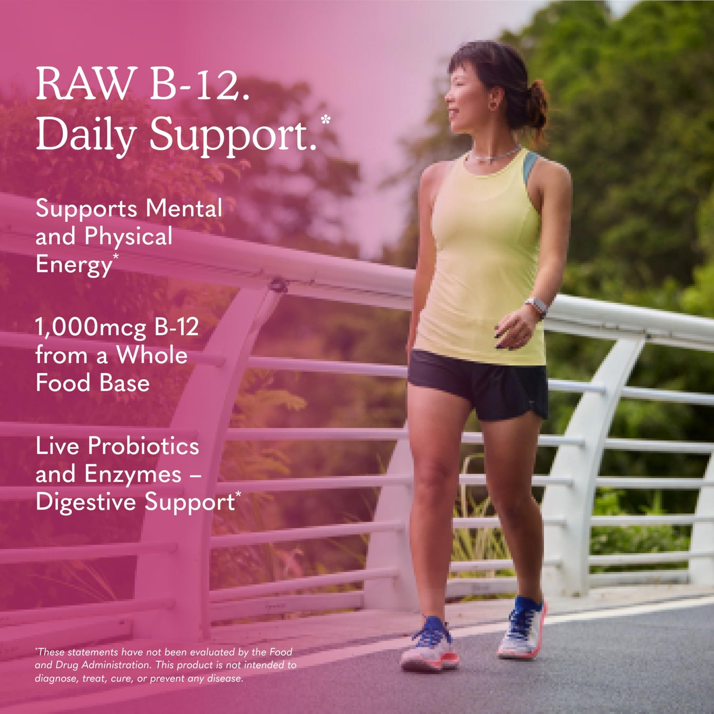 Garden of Life Vitamin Code Raw B-12 Methylcobalamin Vitamin B-12 for Digestive, Metabolism, Energy Support - Formula with Probiotics and Enzymes, Non-GMO, Gluten-Free, Vegan, 30 Capsules