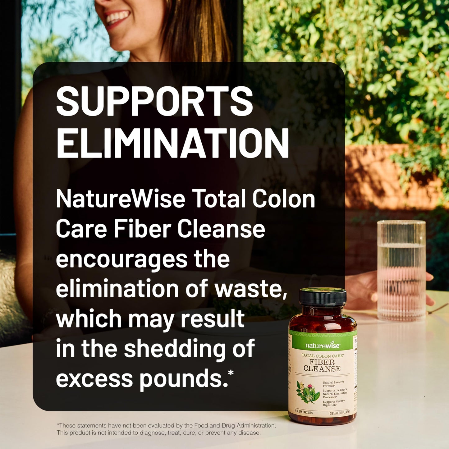 NatureWise Total Colon Care Fiber Cleanse 60 Capsules