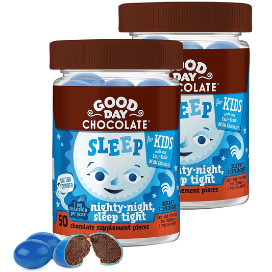 Good Day Chocolate Melatonin for Kids Chewable 100-count