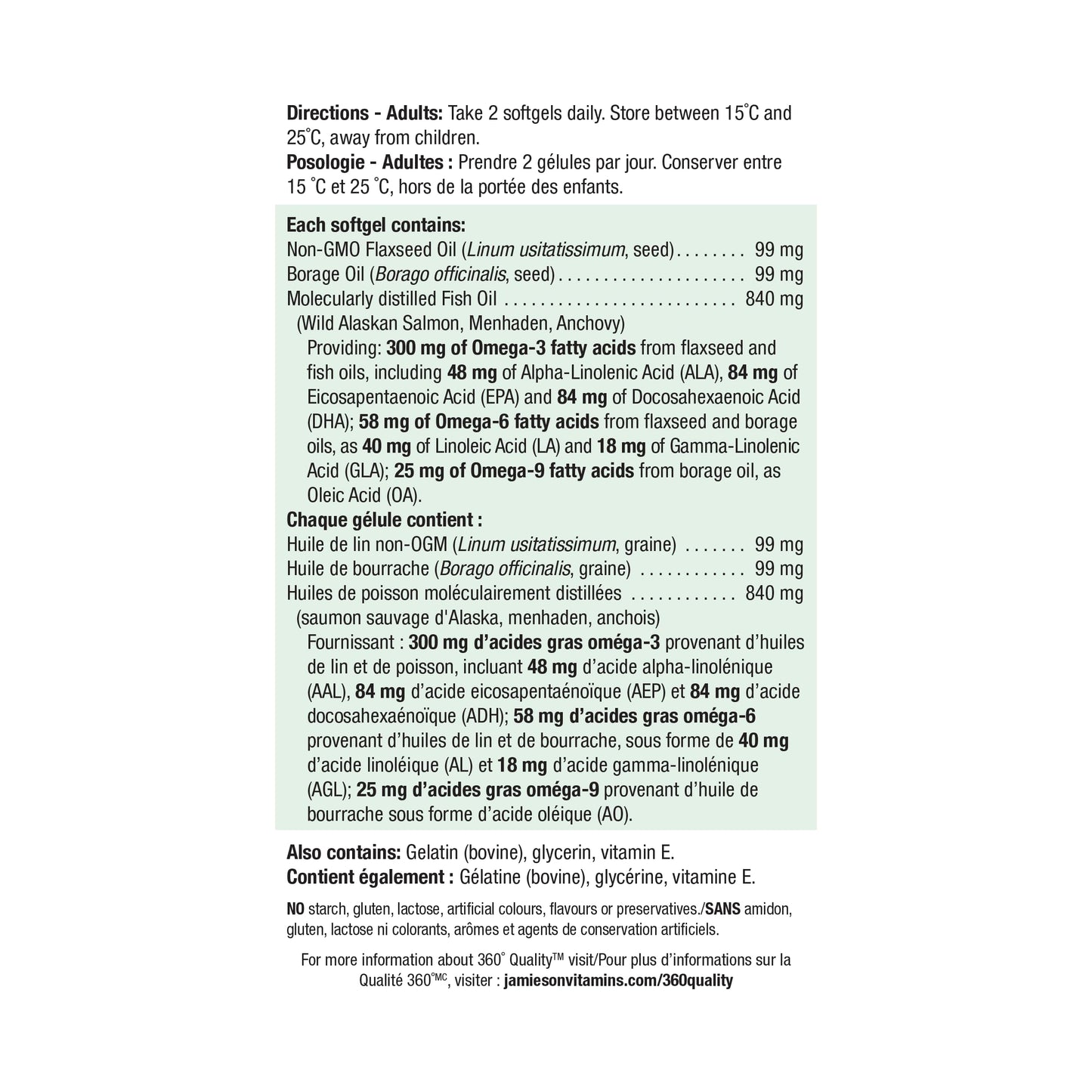 Jamieson Laboratories Omega 3-6-9 Softgel 280