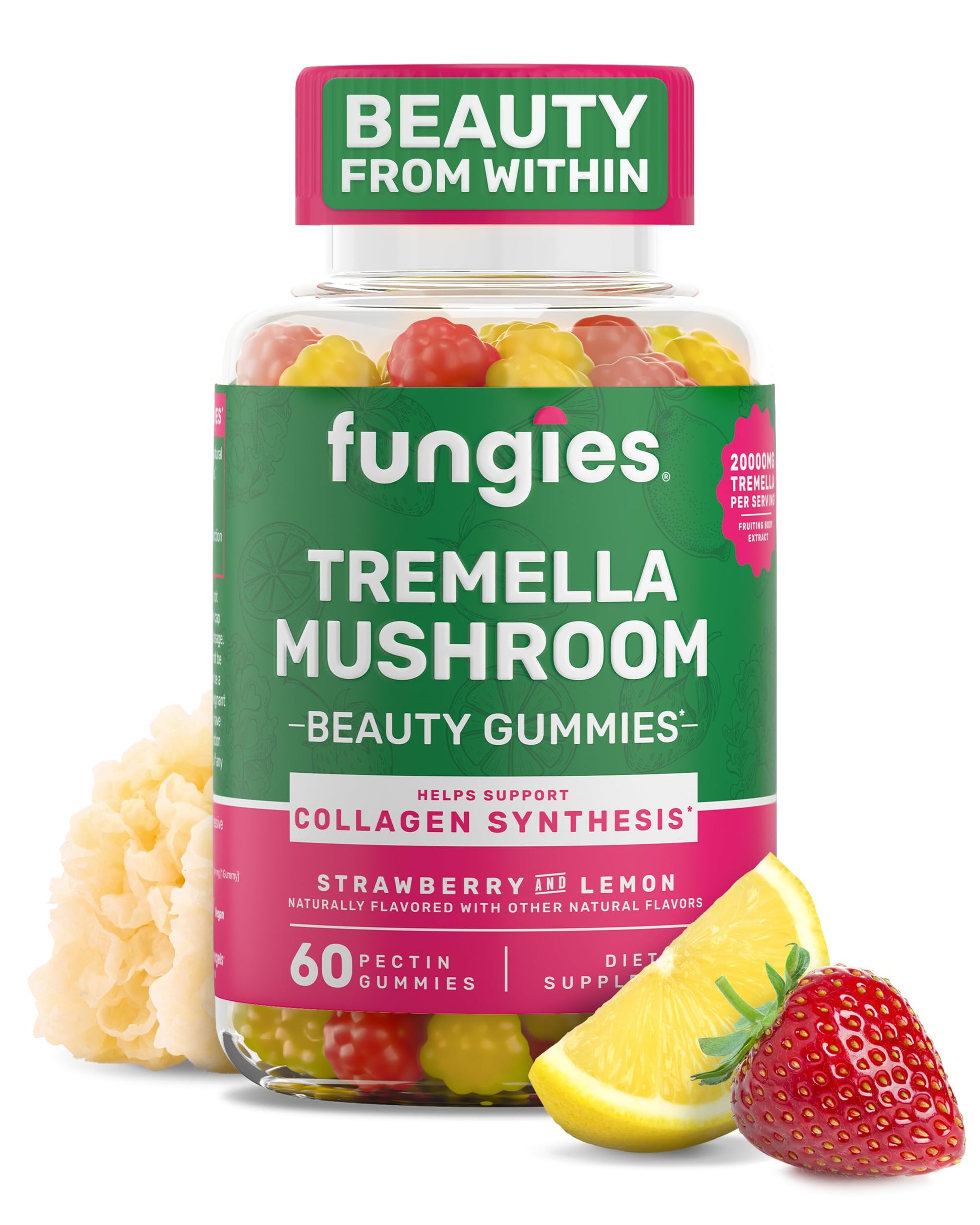 Fungies Tremella Mushroom Gummies, 60 Count